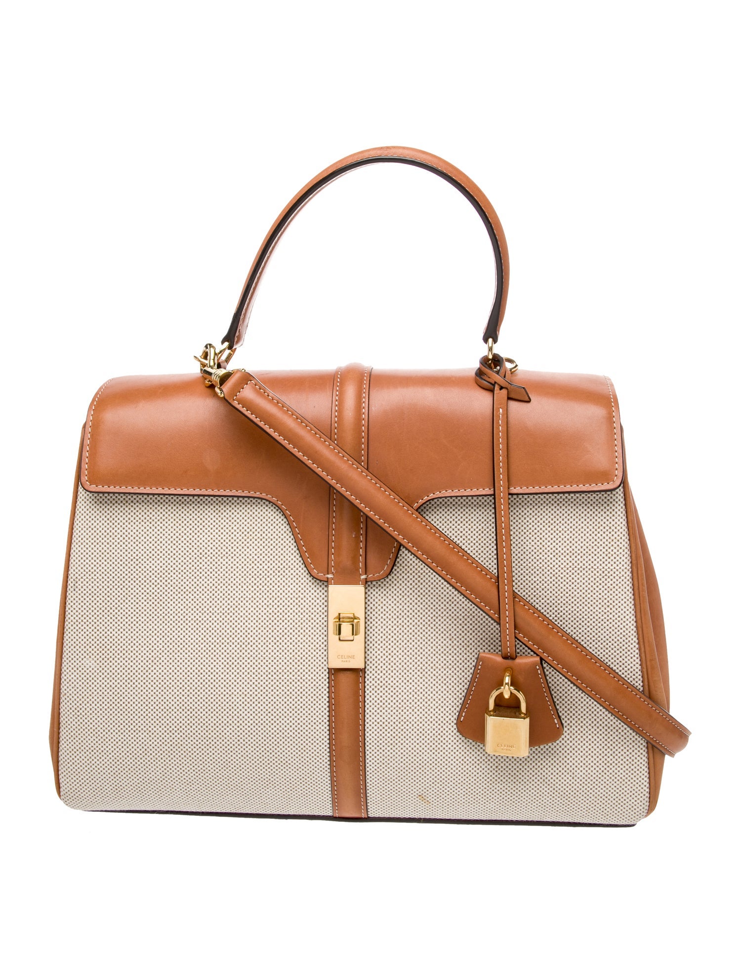 Celine Canvas 16 Bag Medium