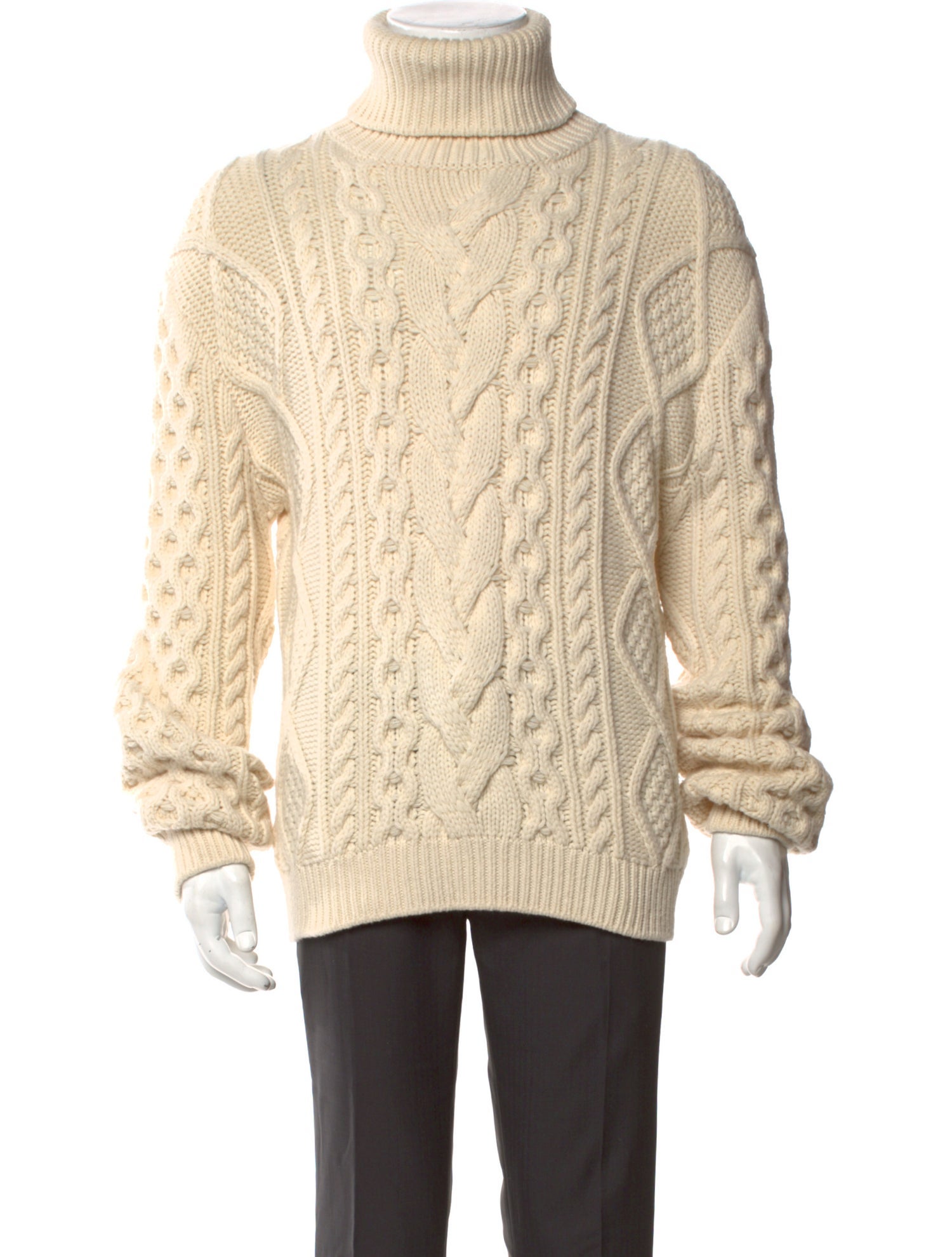 Celine Wool Turtleneck Pullover