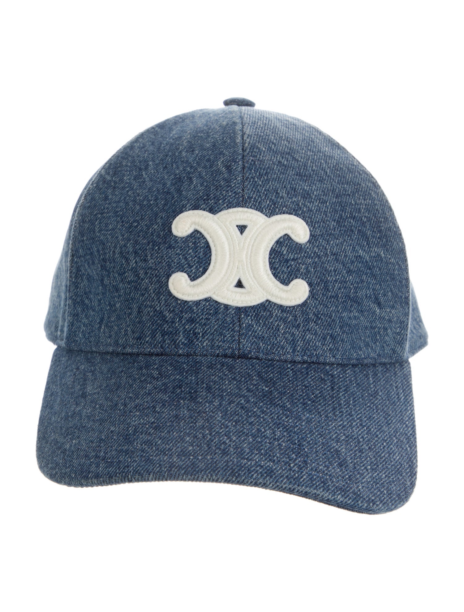 Celine Denim Triomphe Baseball Cap