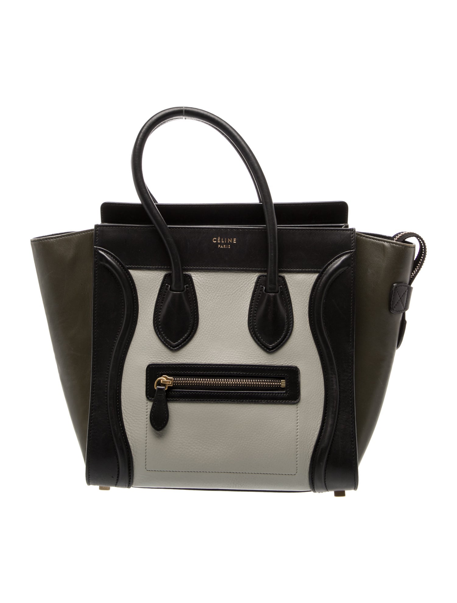 Celine Leather Luggage Micro