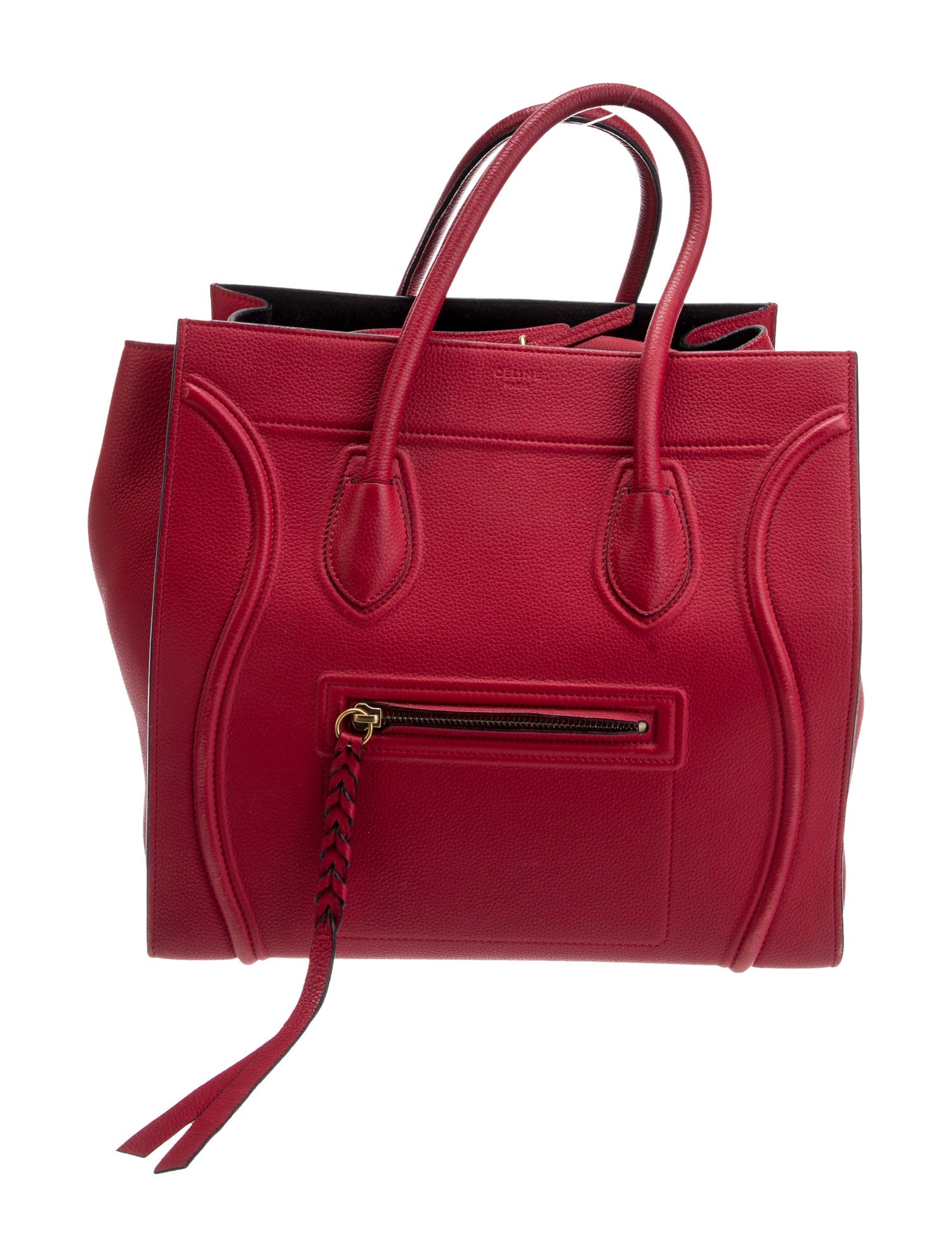 Celine Leather Luggage Phantom Medium