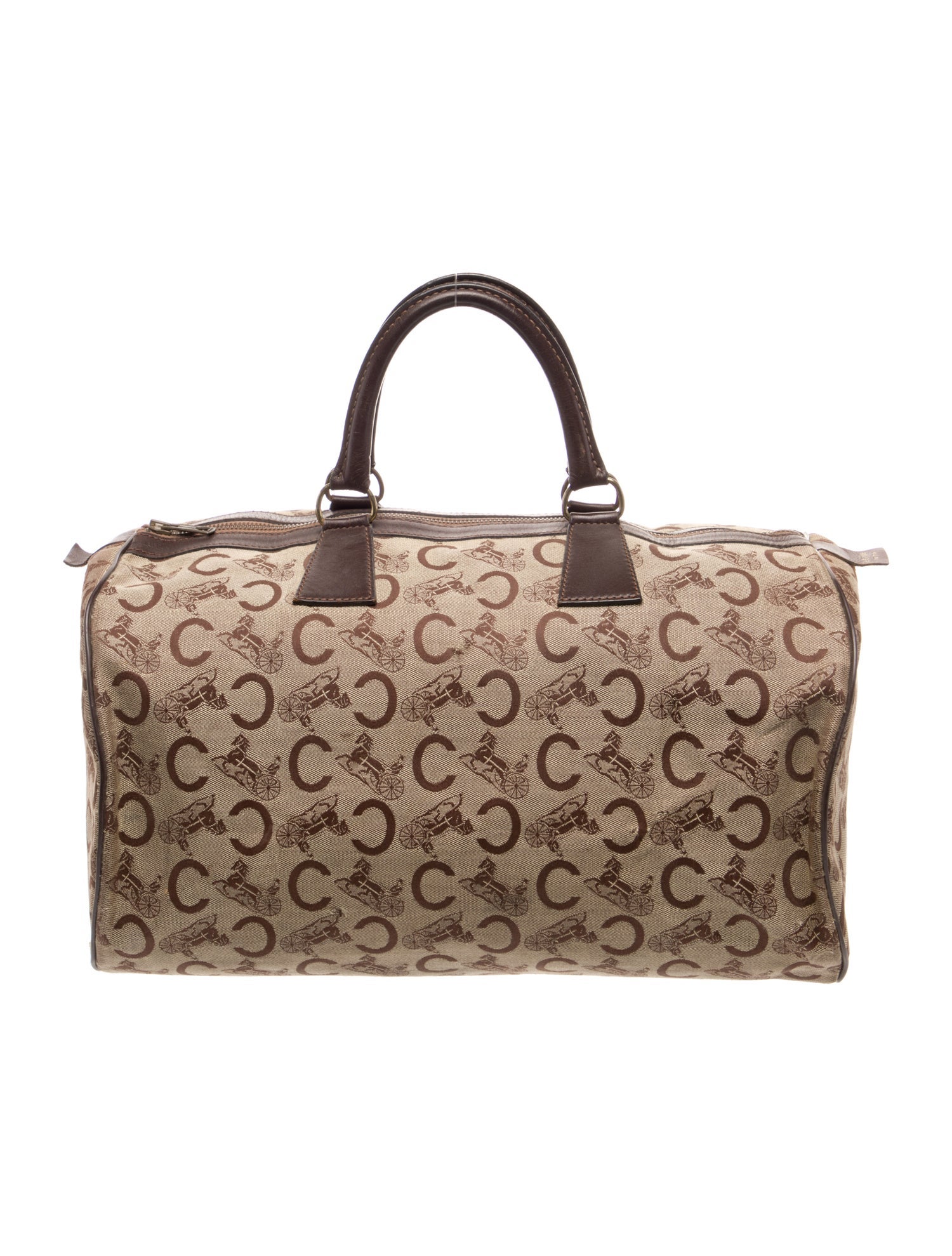 Celine Monogram Top Handle Bag Vintage