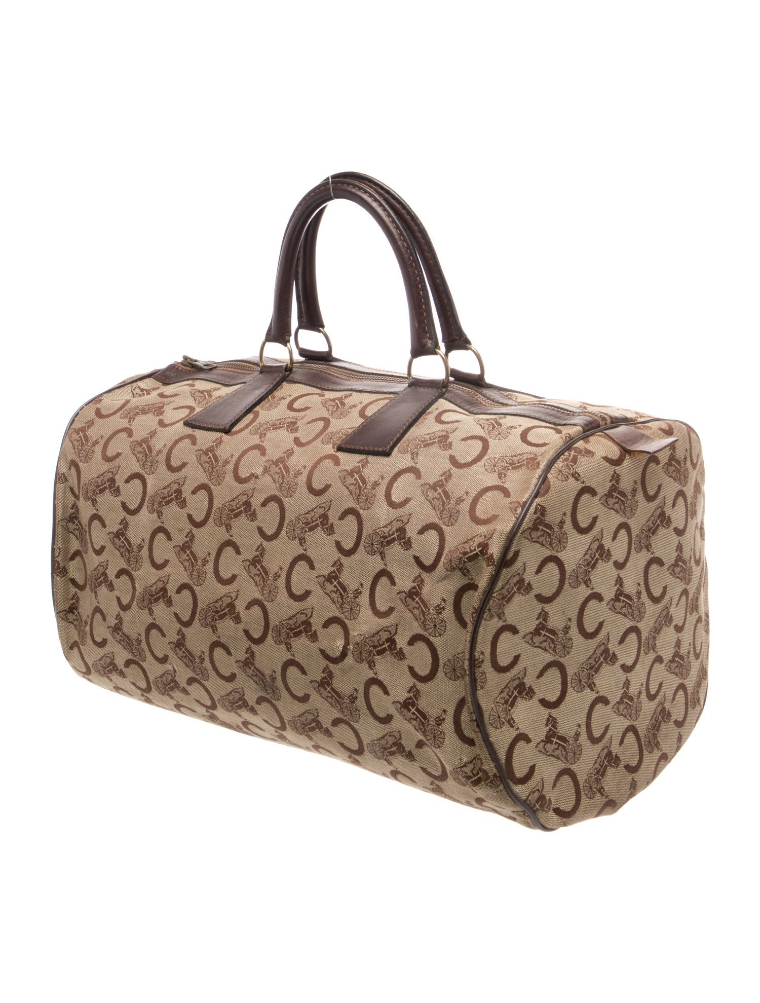 Celine Monogram Top Handle Bag Vintage