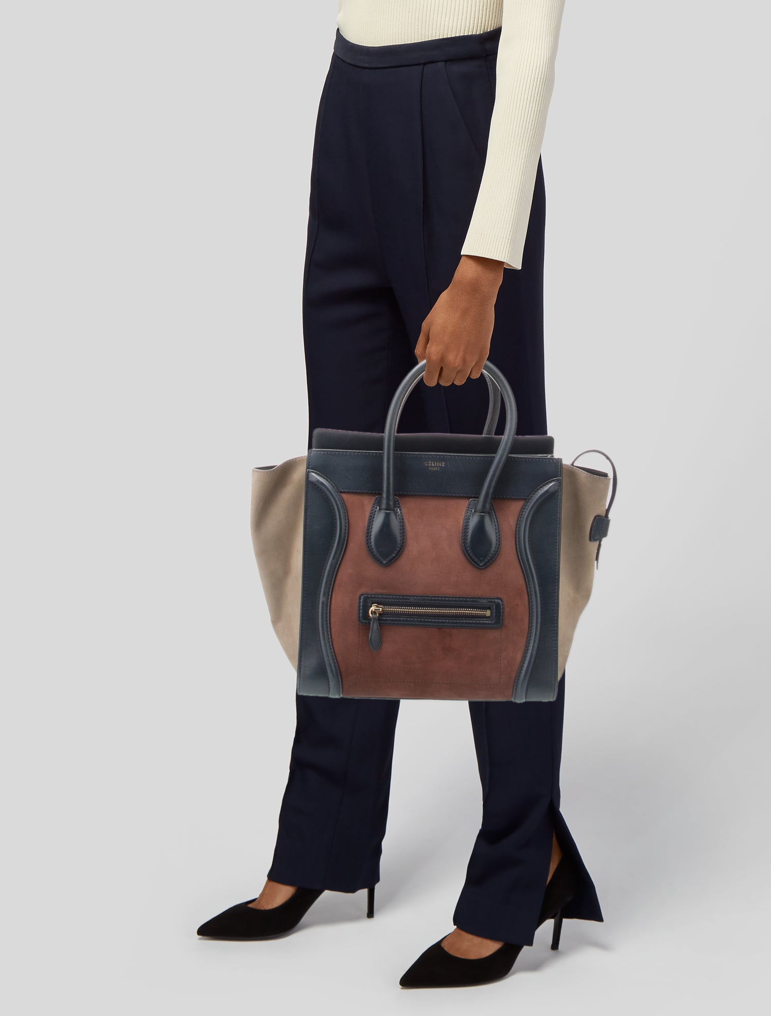 Celine Leather Luggage Mini