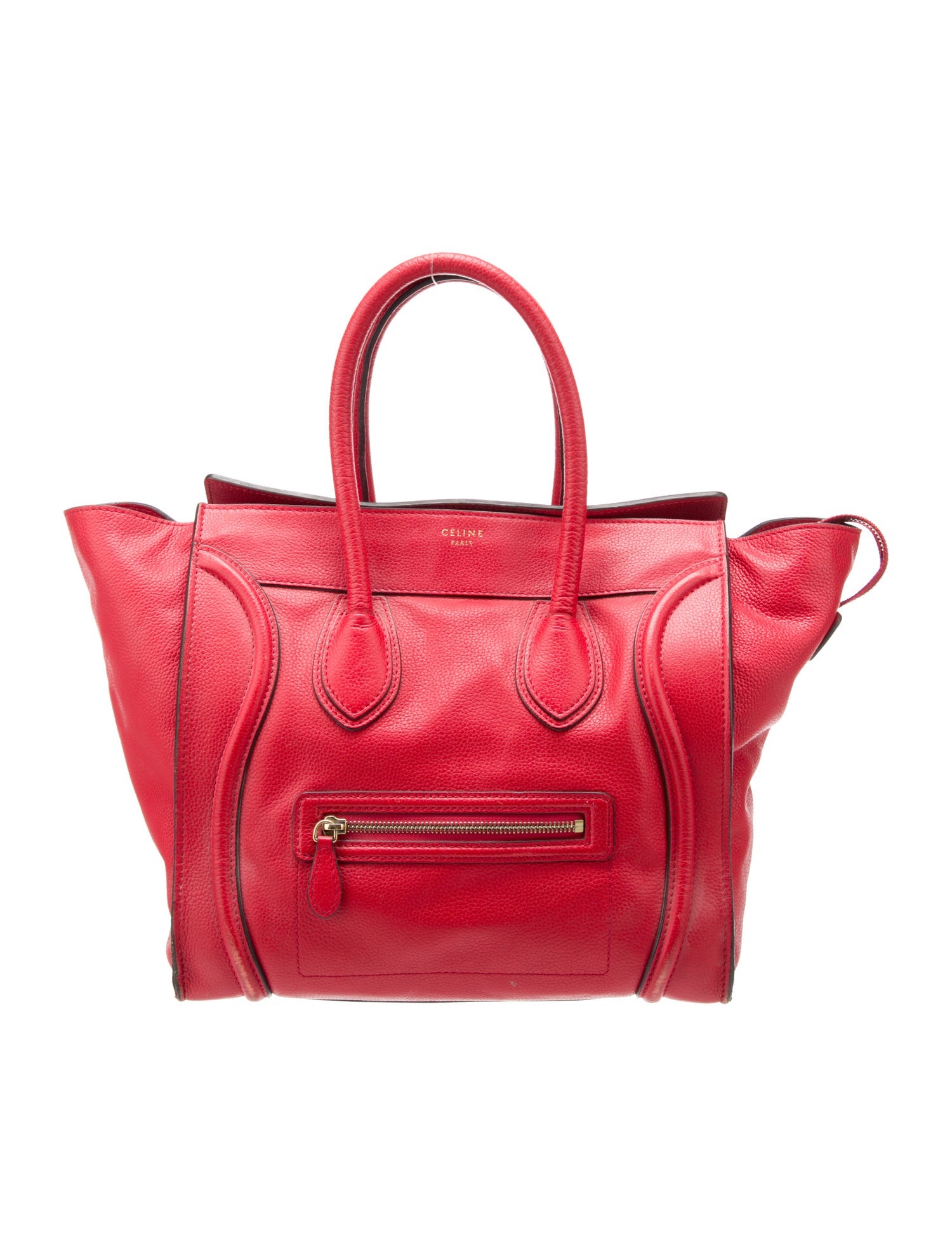 Celine Leather Luggage Mini