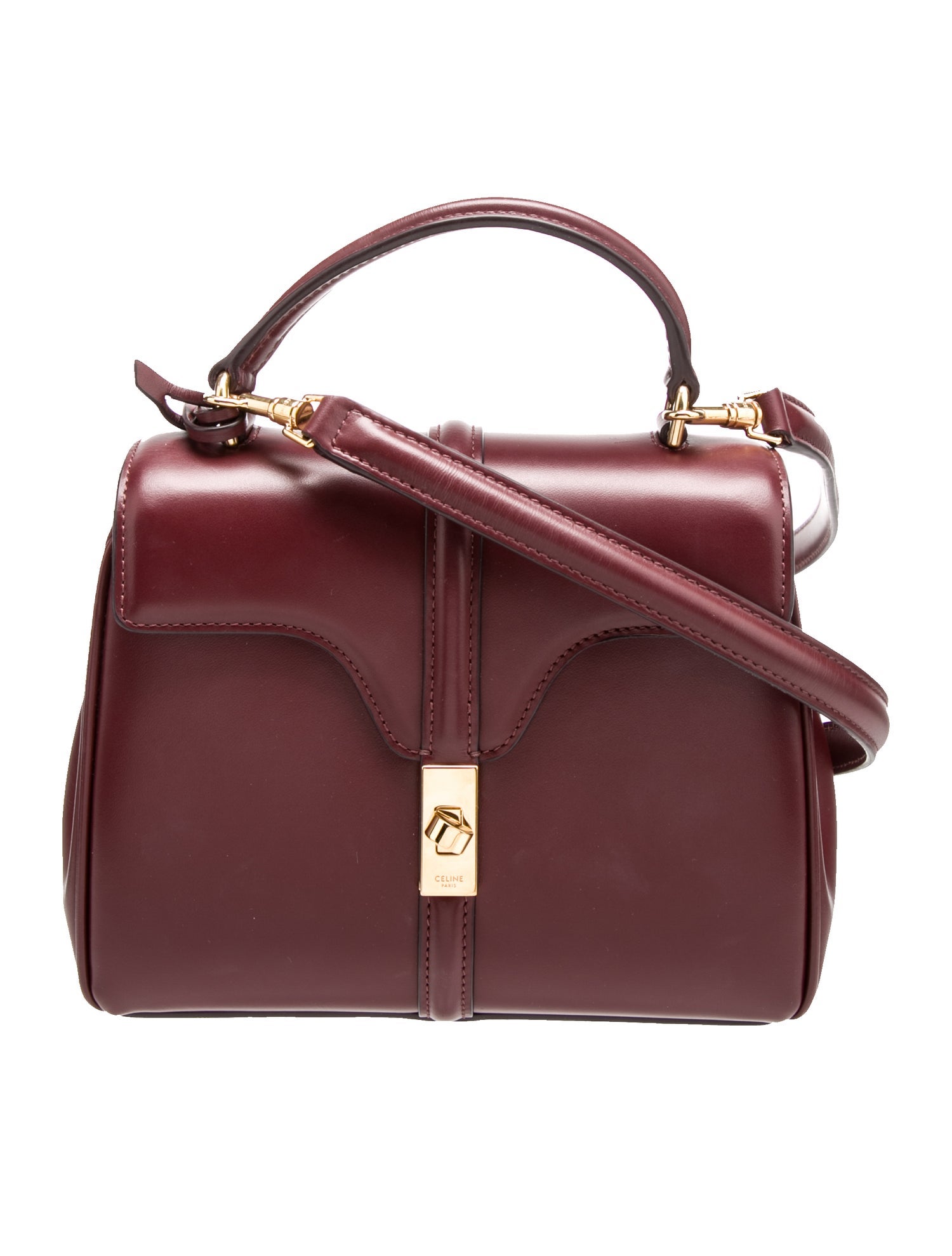 Celine Leather 16 Bag Mini