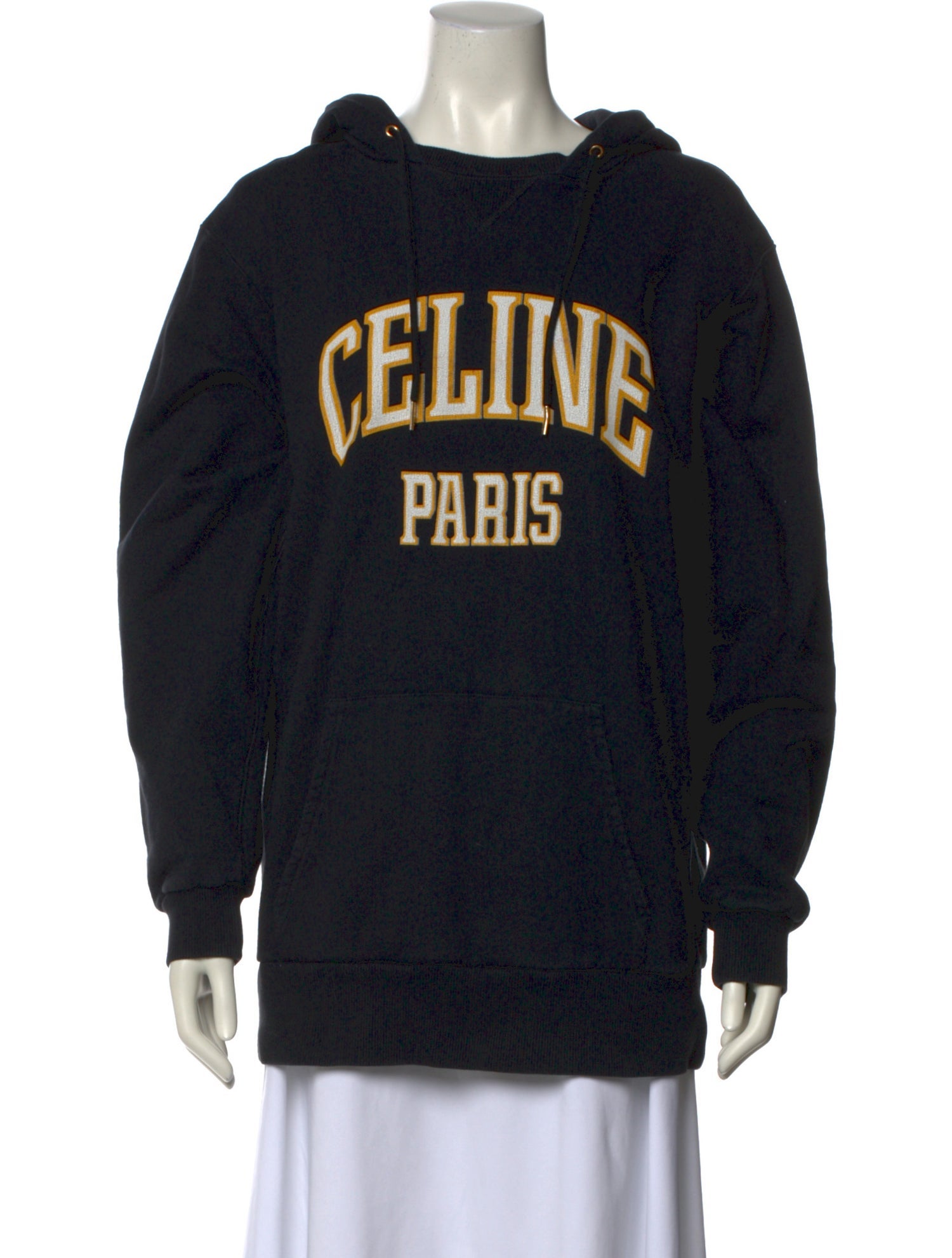 Celine Graphic Print Crew Neck Hoodie