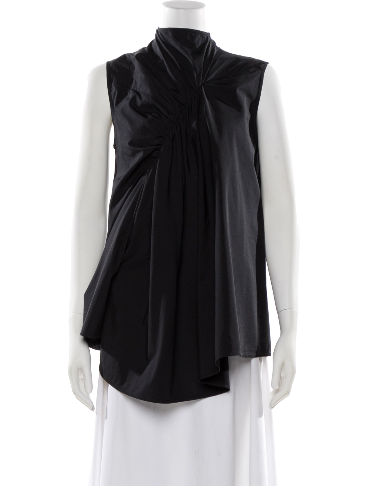 Celine Mock Neck Sleeveless Top