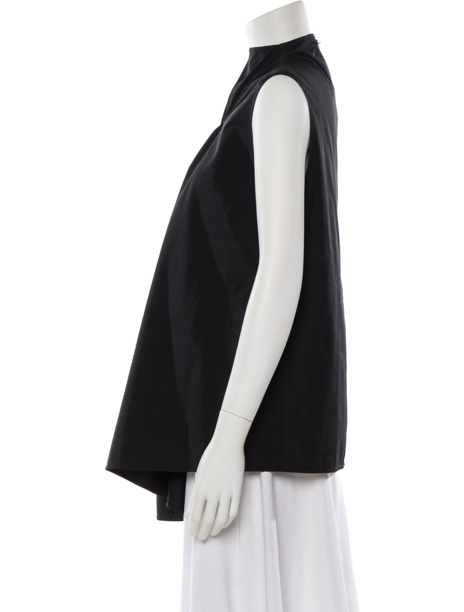 Celine Mock Neck Sleeveless Top