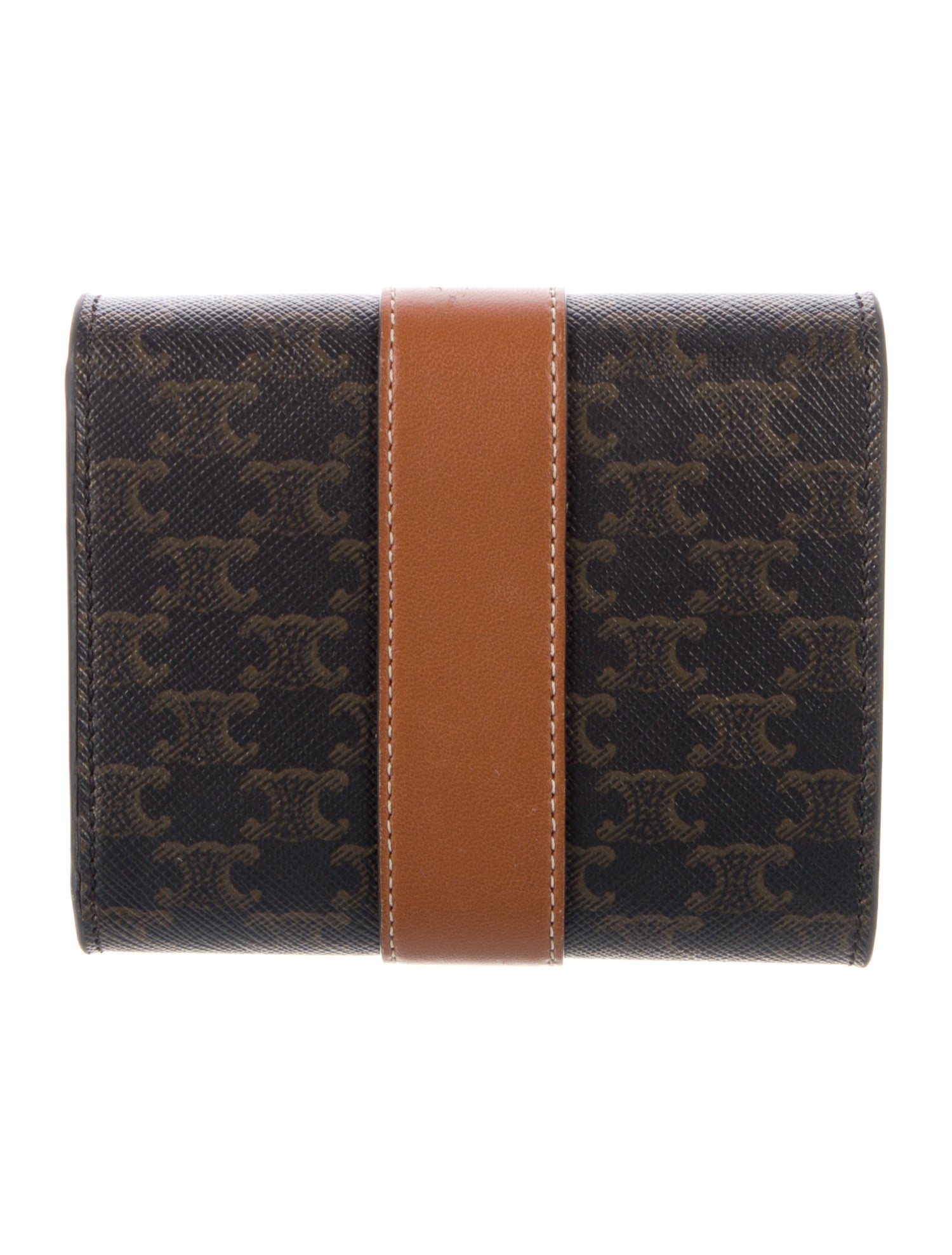 Celine 2022 SMALL TRIFOLD TRIOMPHE CANVAS Wallet