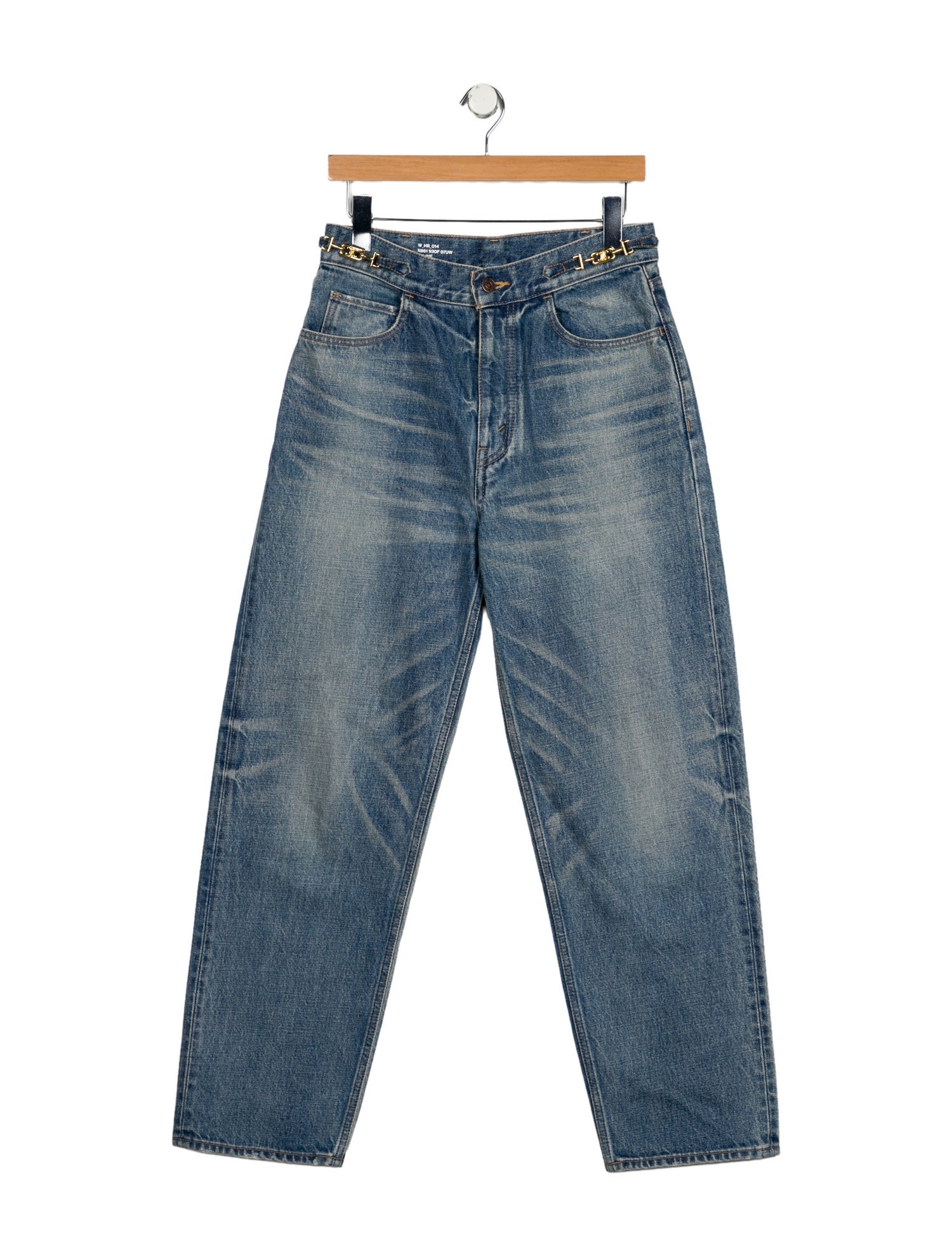 Celine High-Rise Straight Leg Jeans