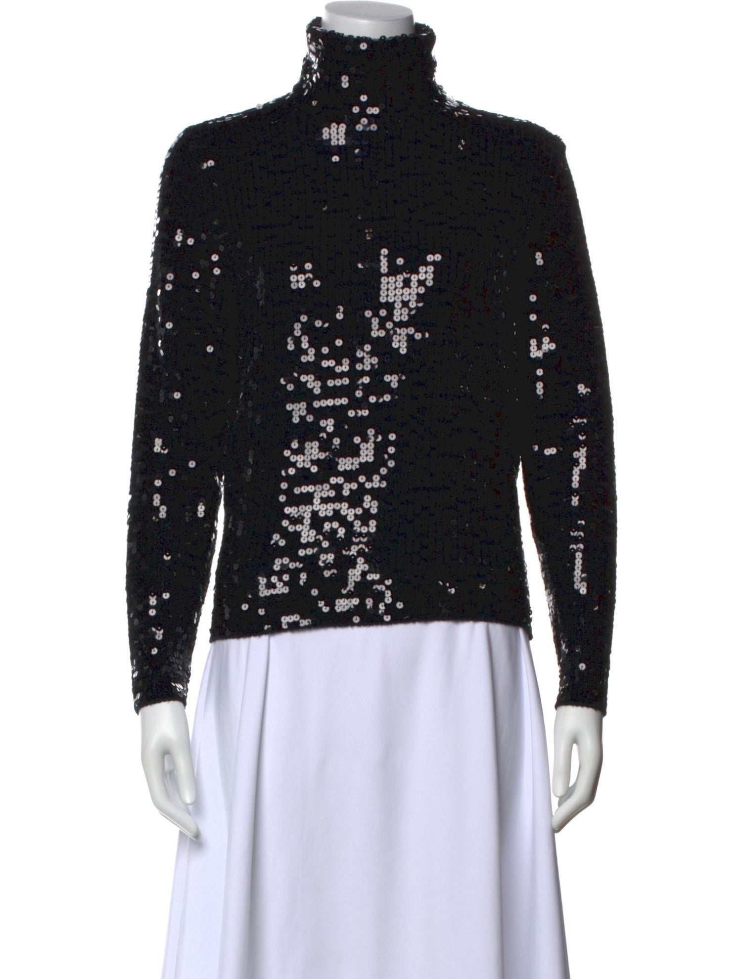 Celine Sequin Turtleneck Sweater