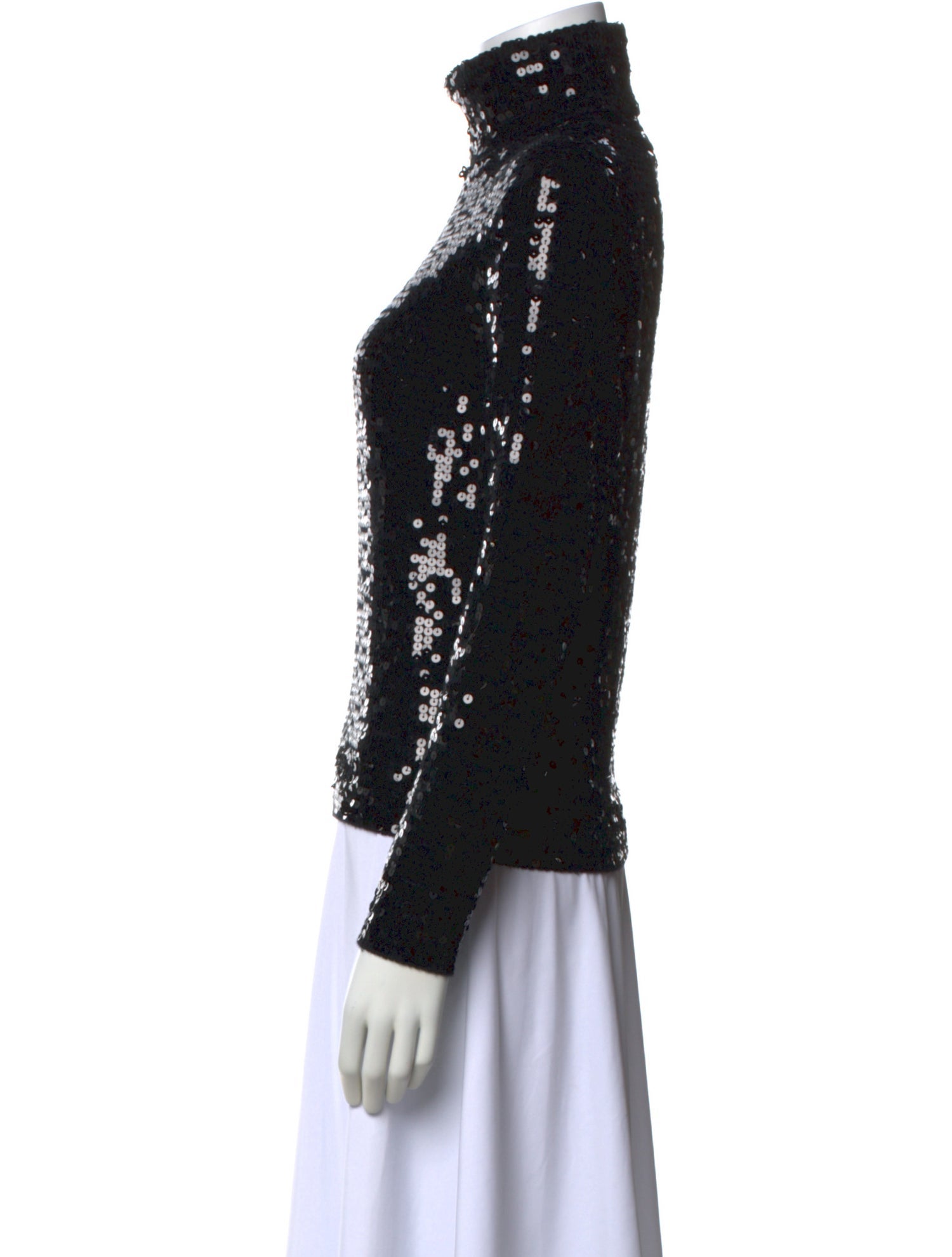 Celine Sequin Turtleneck Sweater