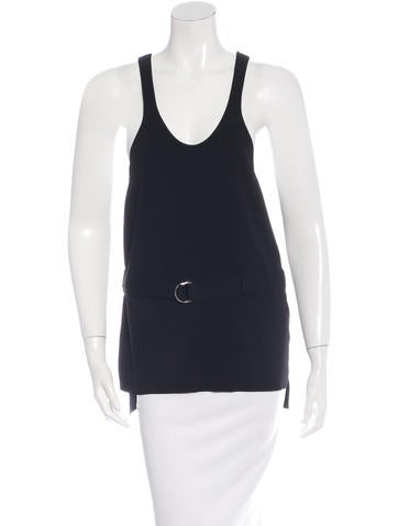 Céline Sleeveless Belted Top