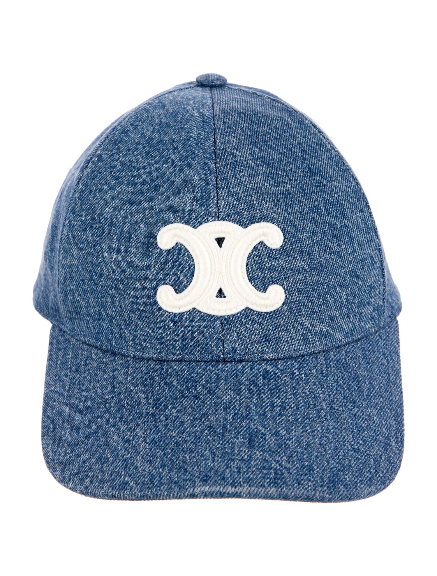 Celine Denim Triomphe Baseball Cap
