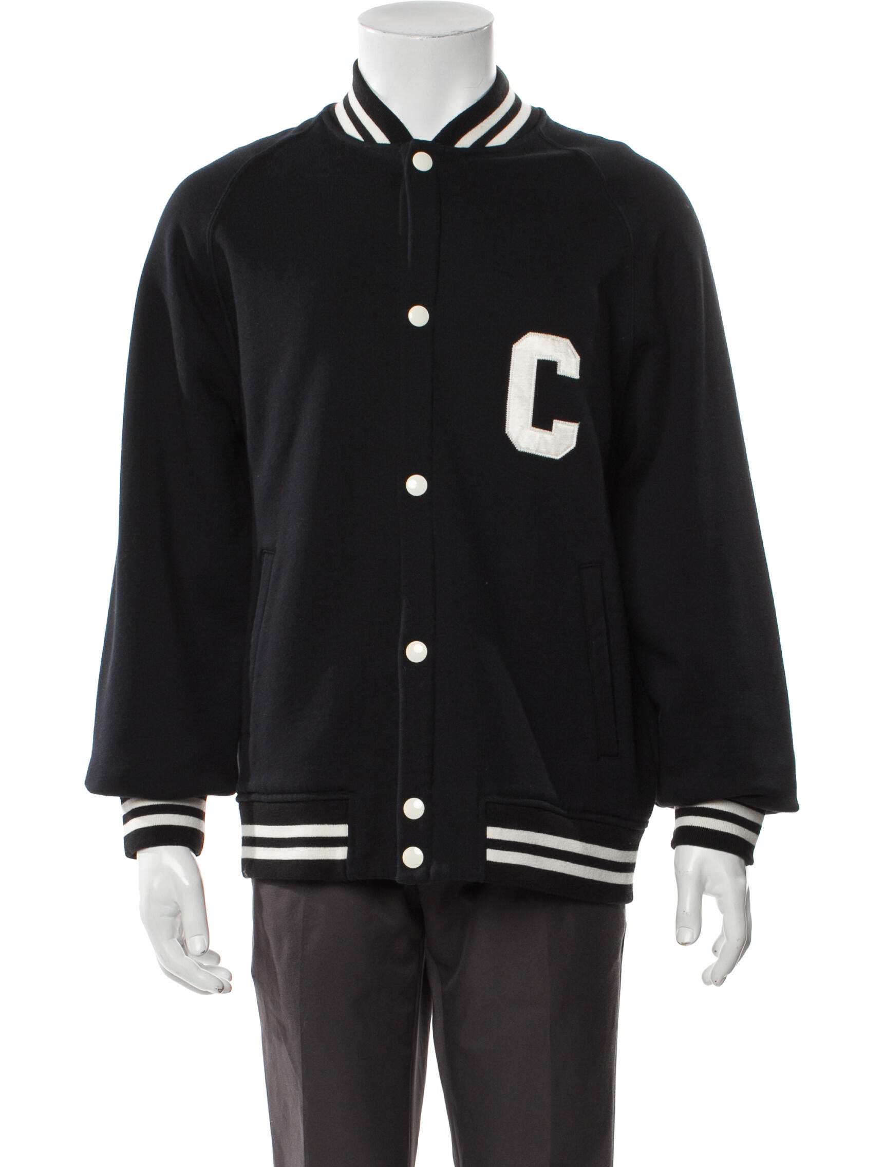 Celine 2022 Striped Varsity Jacket