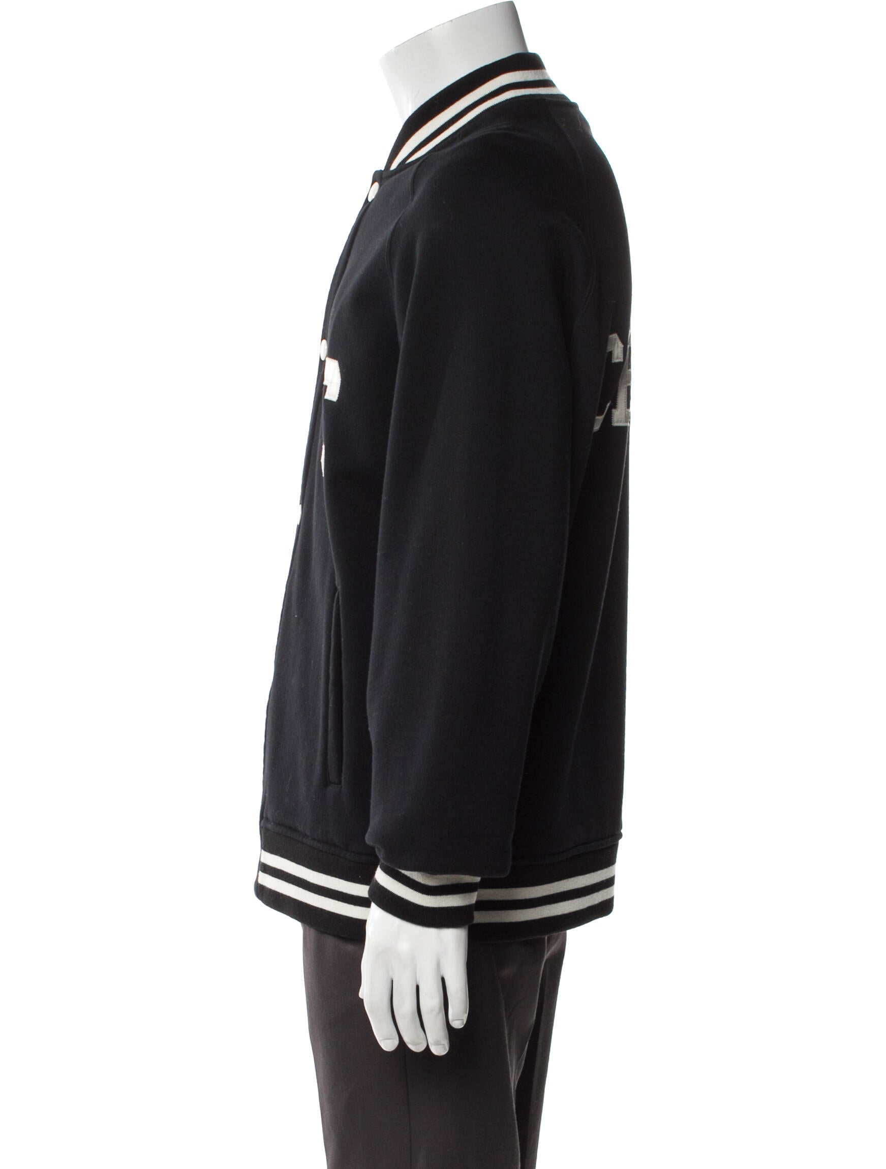 Celine 2022 Striped Varsity Jacket