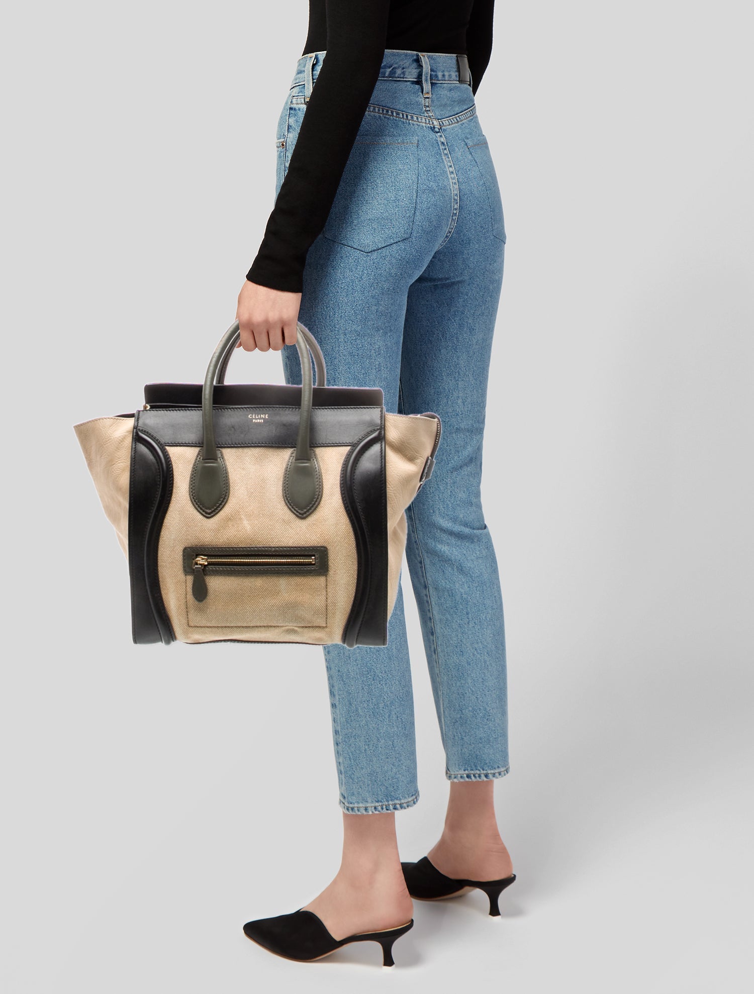 Celine Leather Luggage Mini