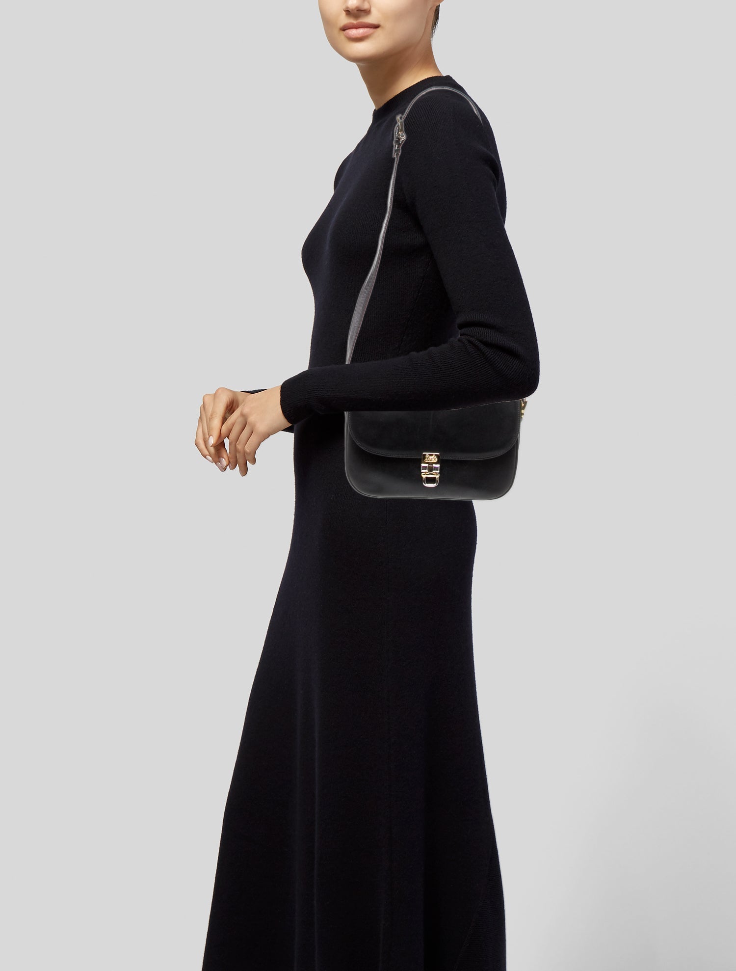 Celine Leather Crossbody Bag Vintage