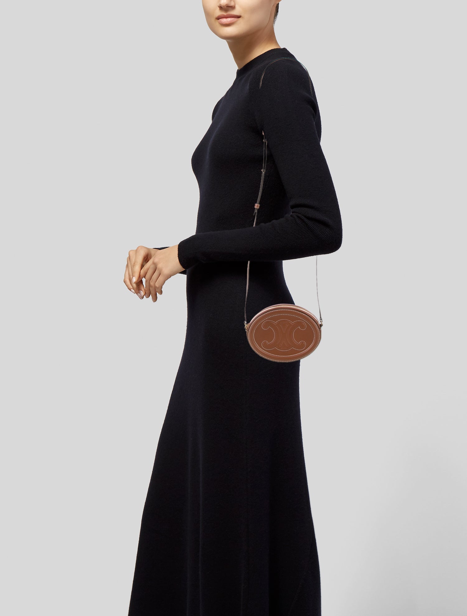 Celine Triomphe Oval Bag