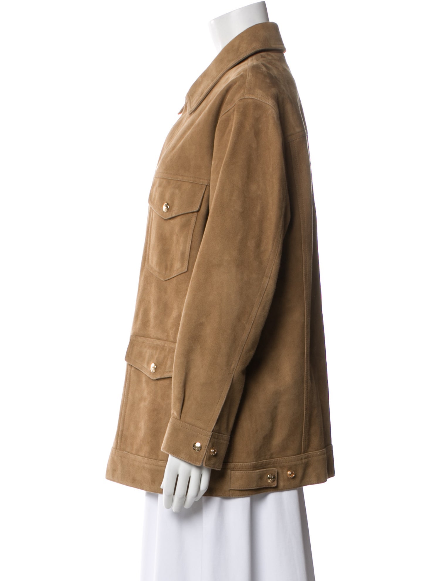 Celine Suede Utility Jacket