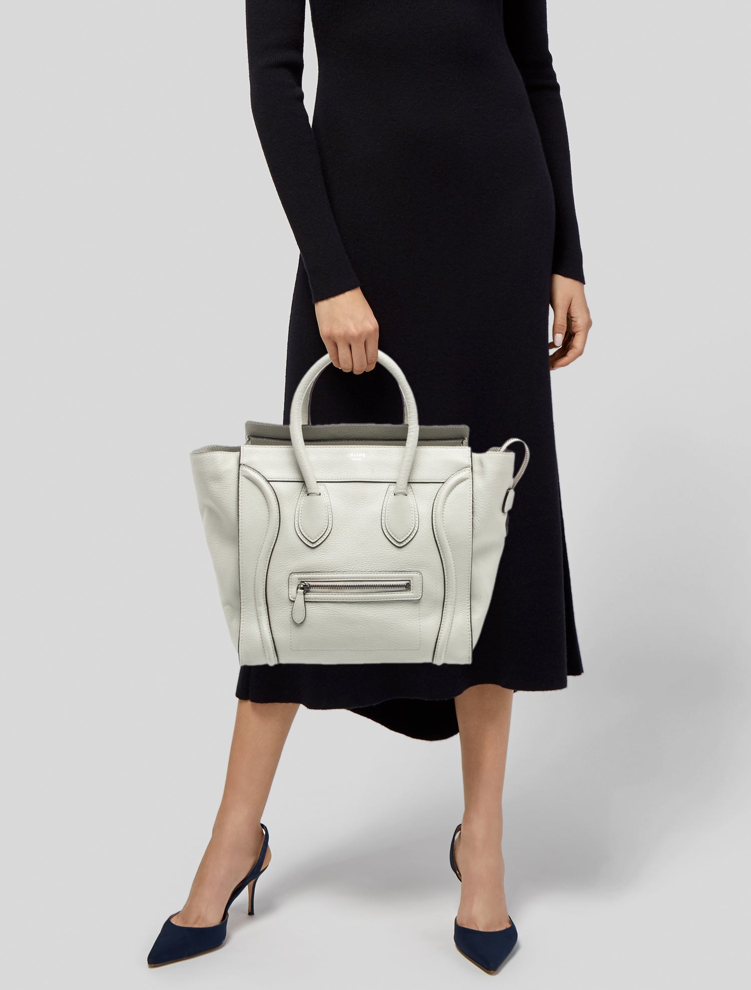 Celine Leather Luggage Mini Vintage