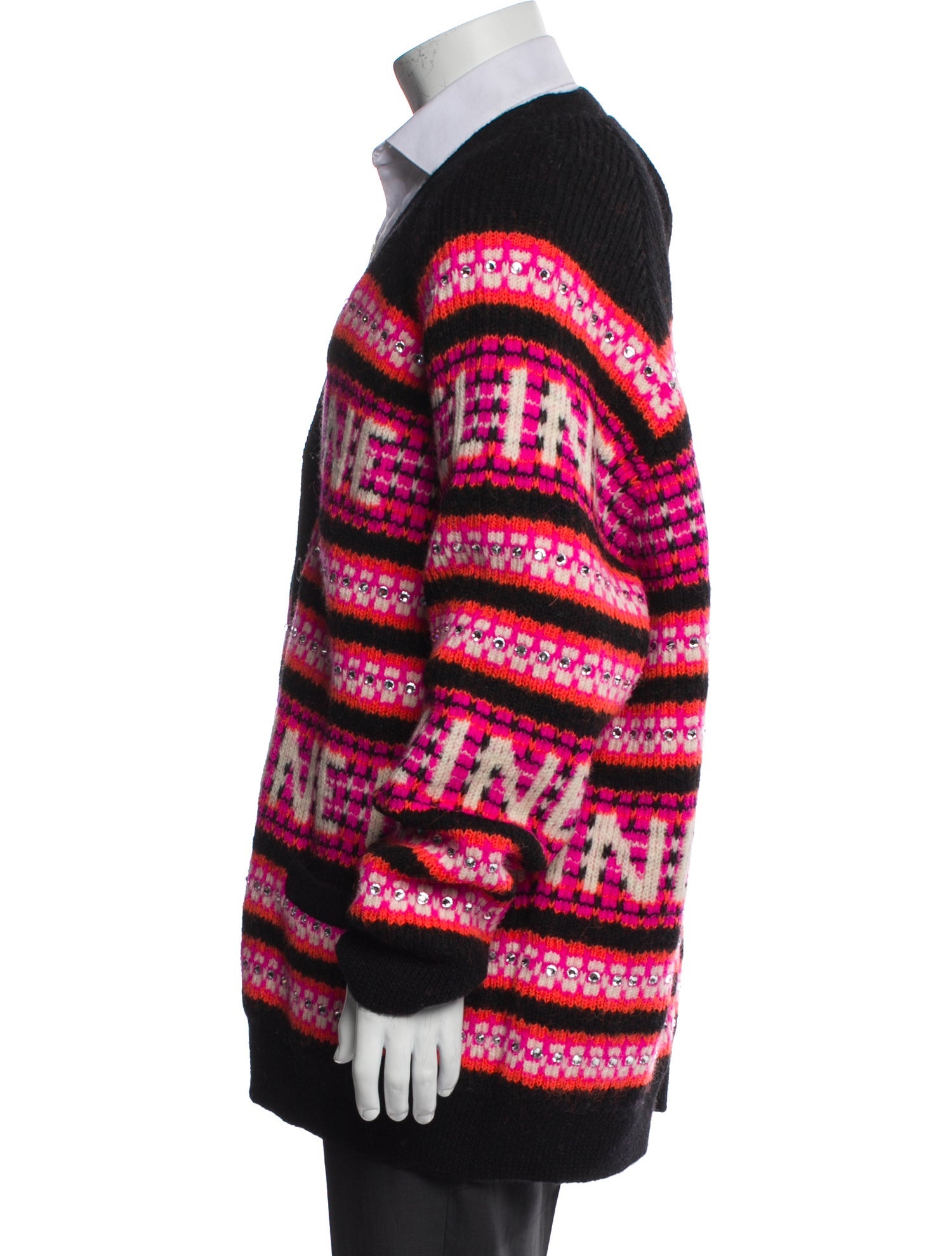 Celine Wool Printed Cardigan