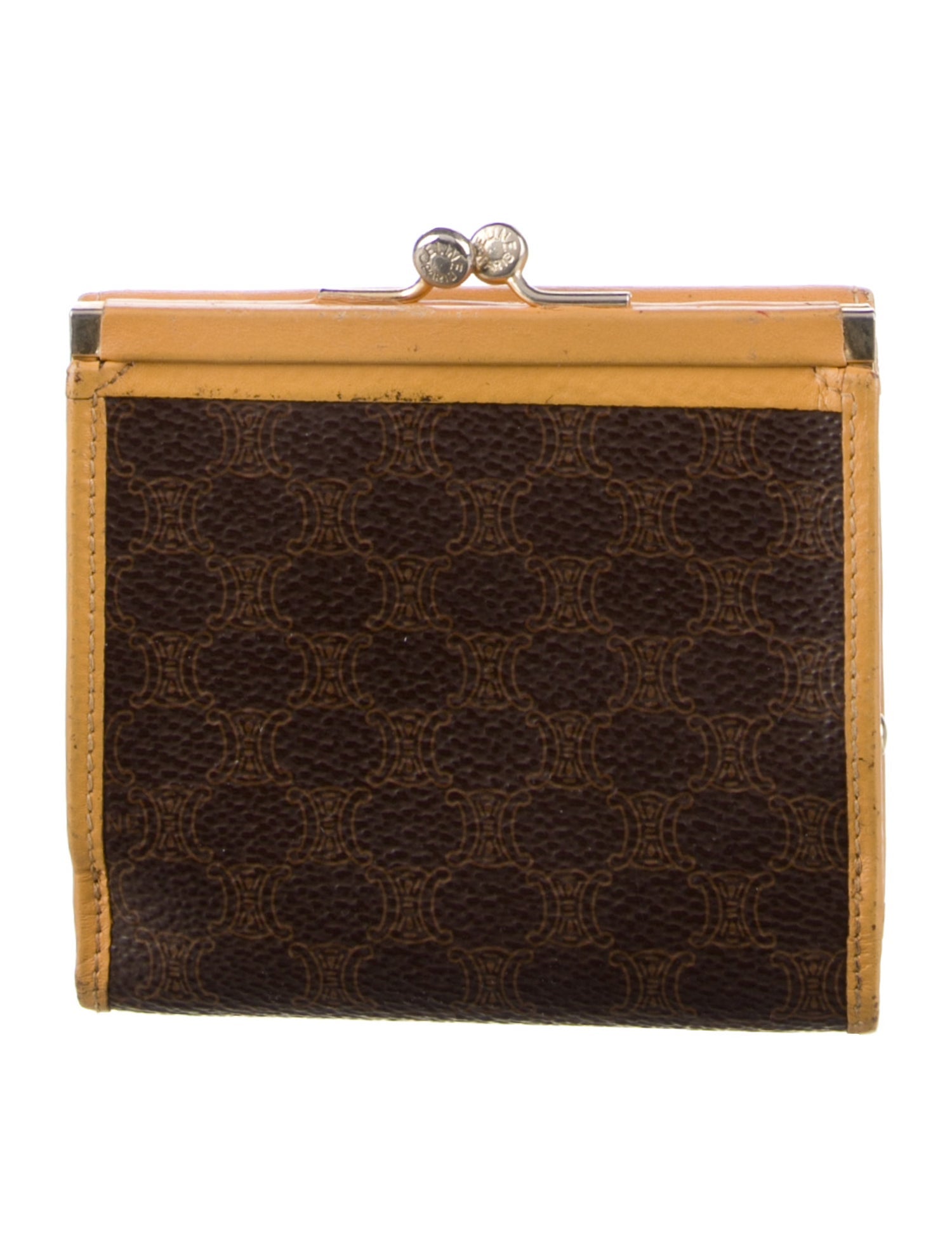 Celine Vintage Macadam Compact Wallet