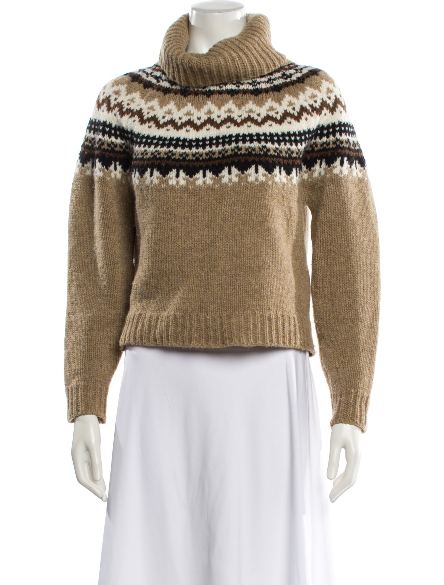 Celine Fair Isle Wool Sweater