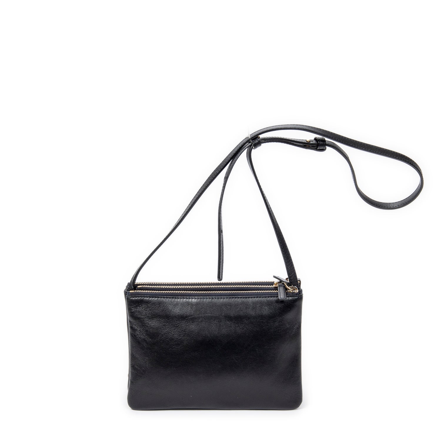 Celine Leather Small Trio Crossbody