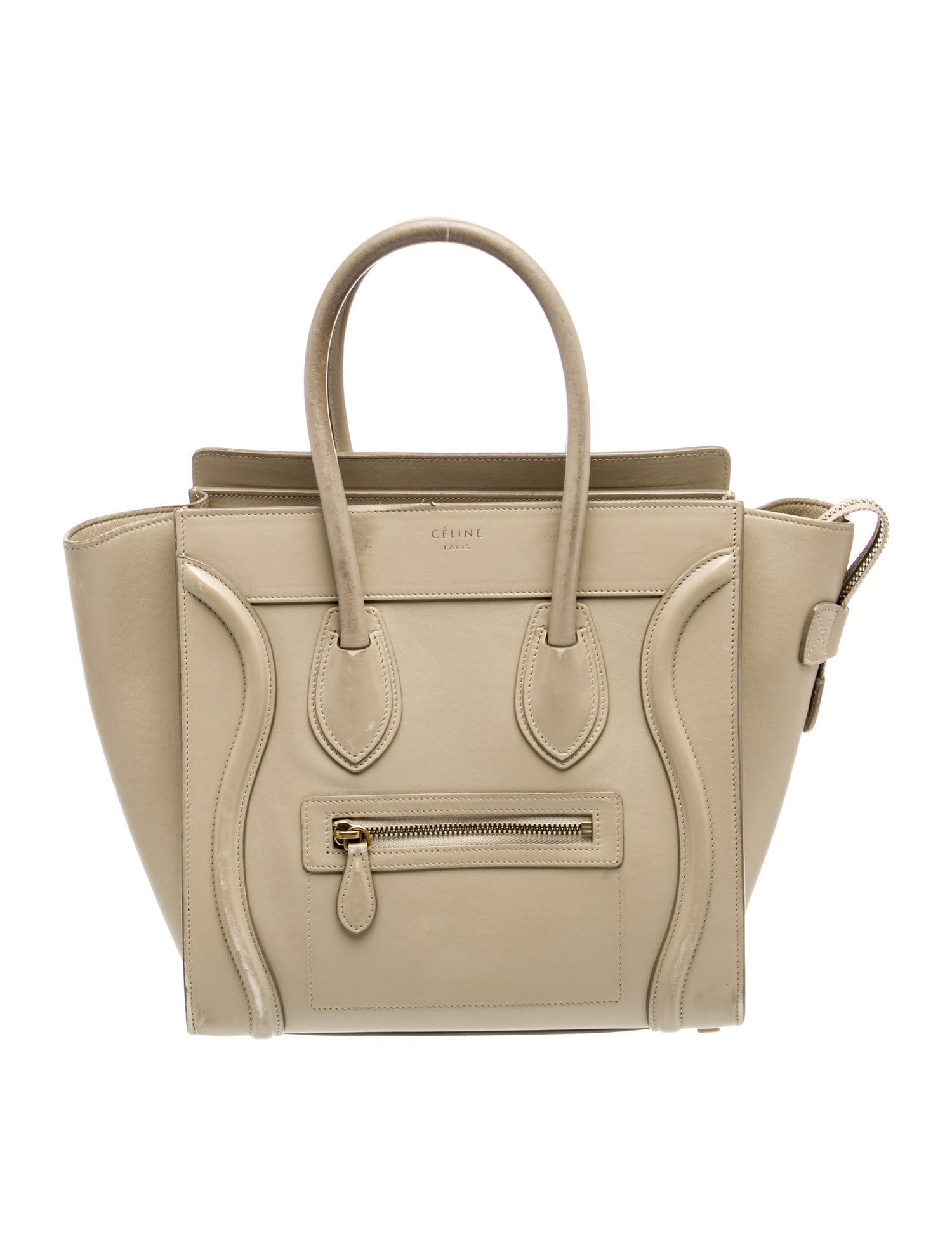 Celine Leather Luggage Micro
