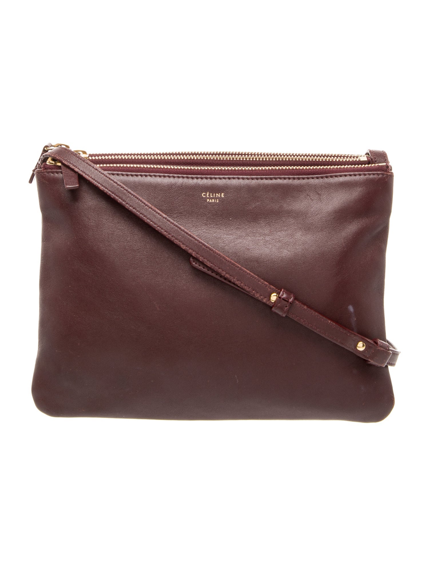 Celine Leather Céline Large Trio Large