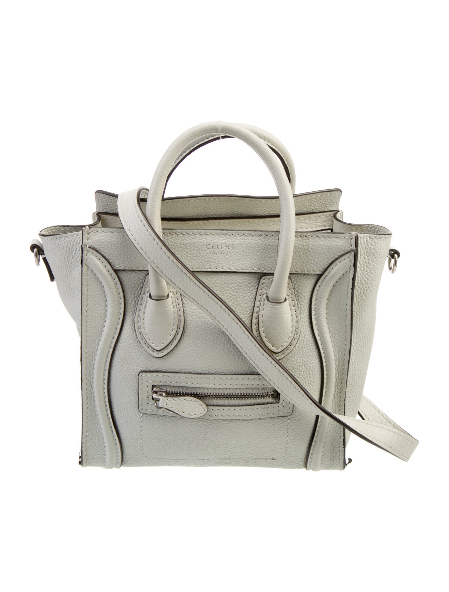 Celine Leather Luggage Nano