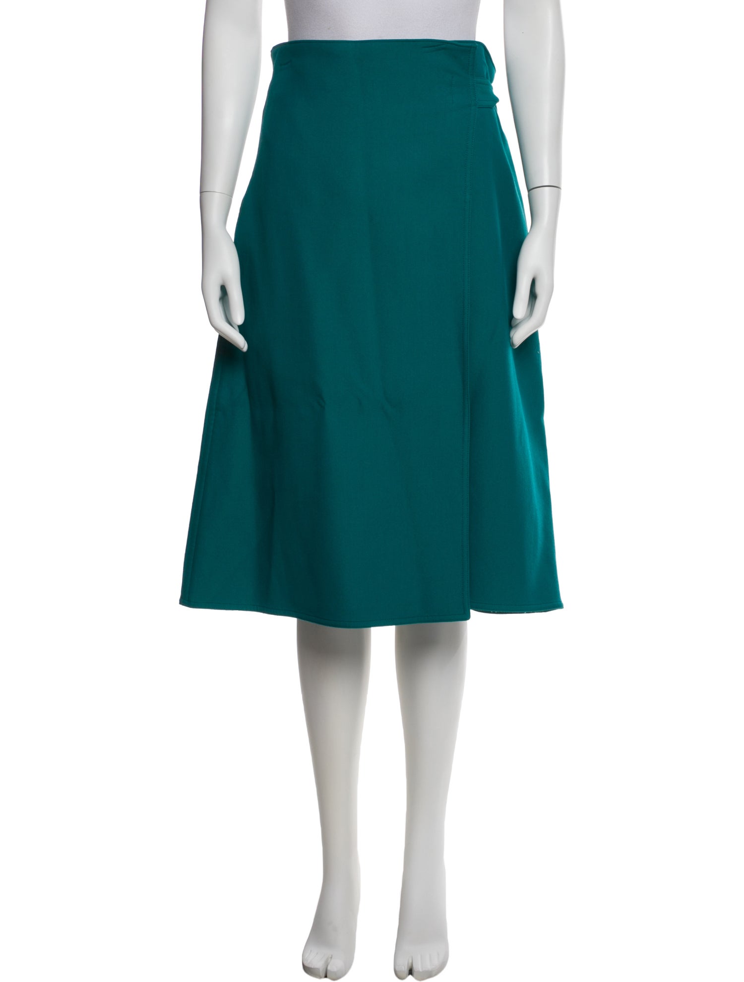 Celine Virgin Wool Knee-Length Skirt