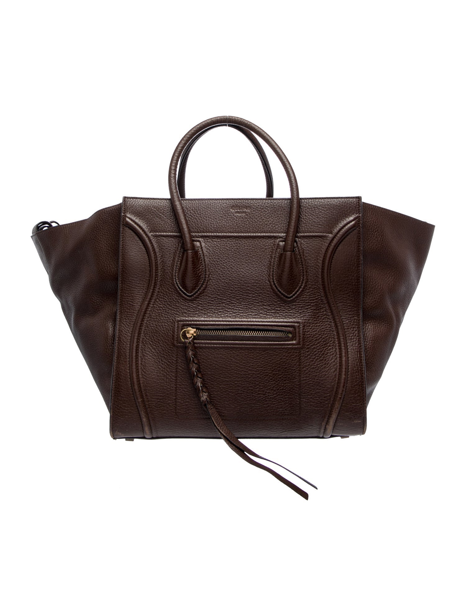 Celine Leather Luggage Phantom Medium