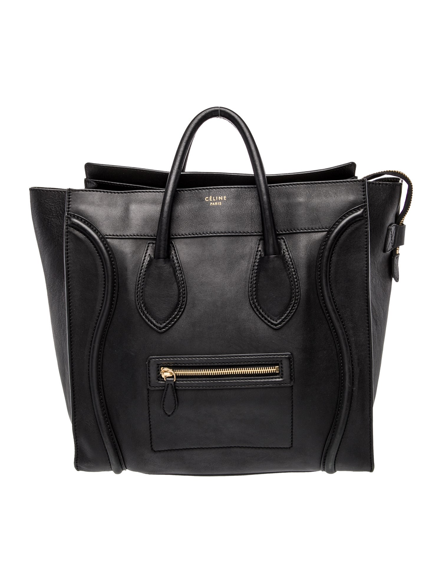 Celine Leather Luggage Small