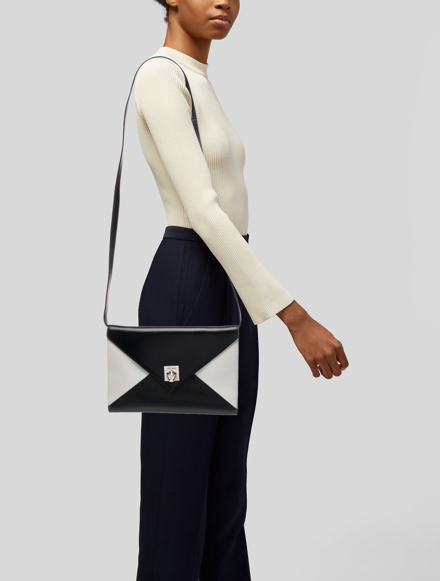 Celine Leather Diamond Vintage