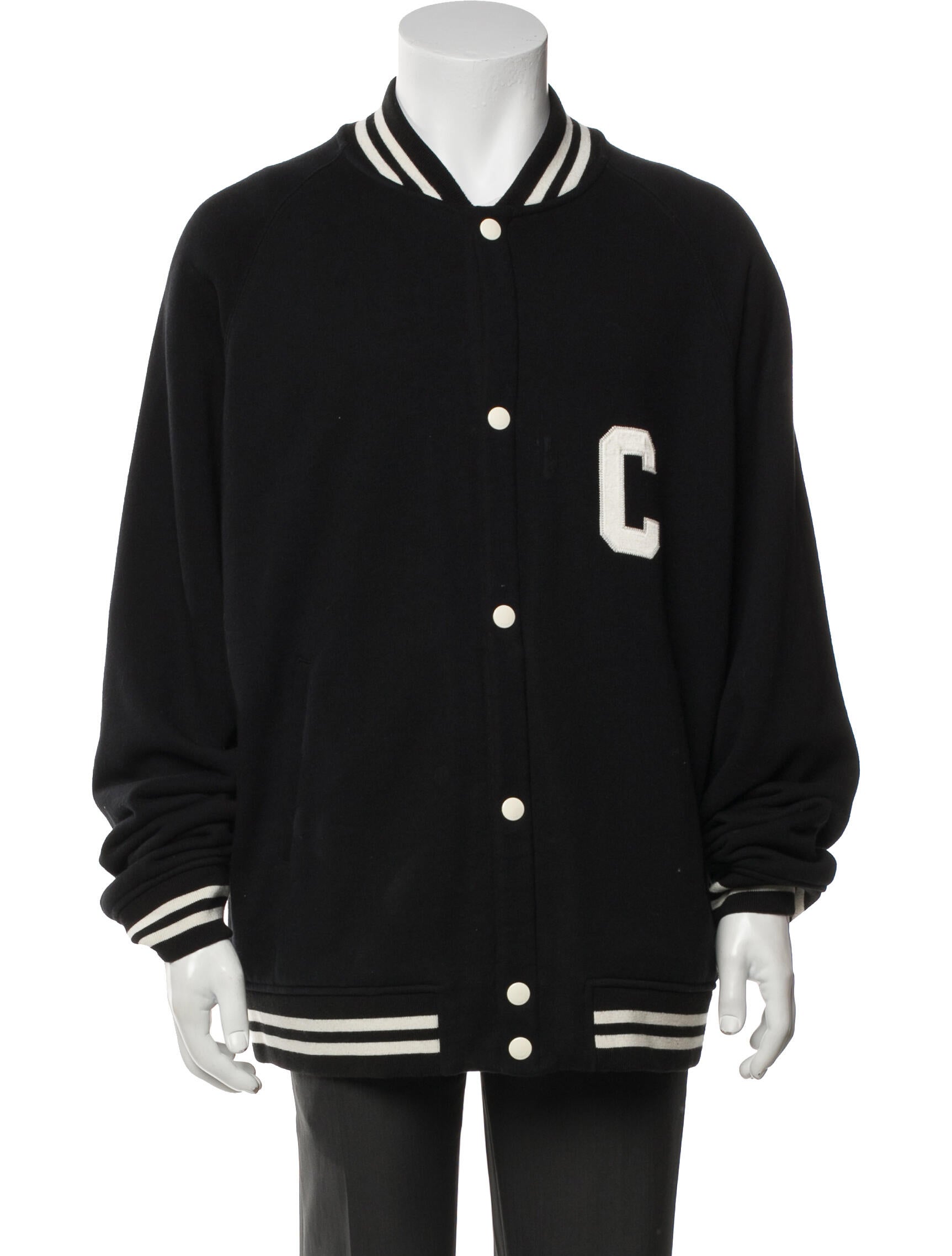 Celine 2022 Striped Varsity Jacket