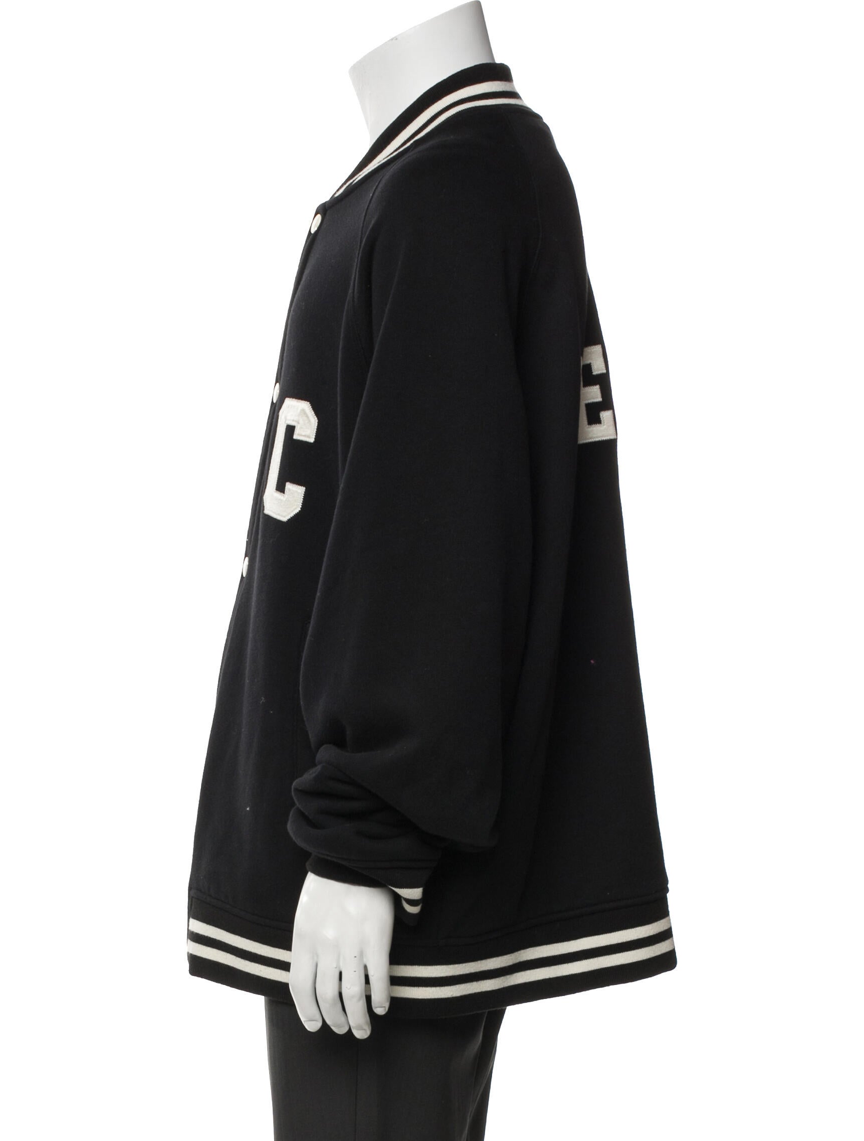 Celine 2022 Striped Varsity Jacket