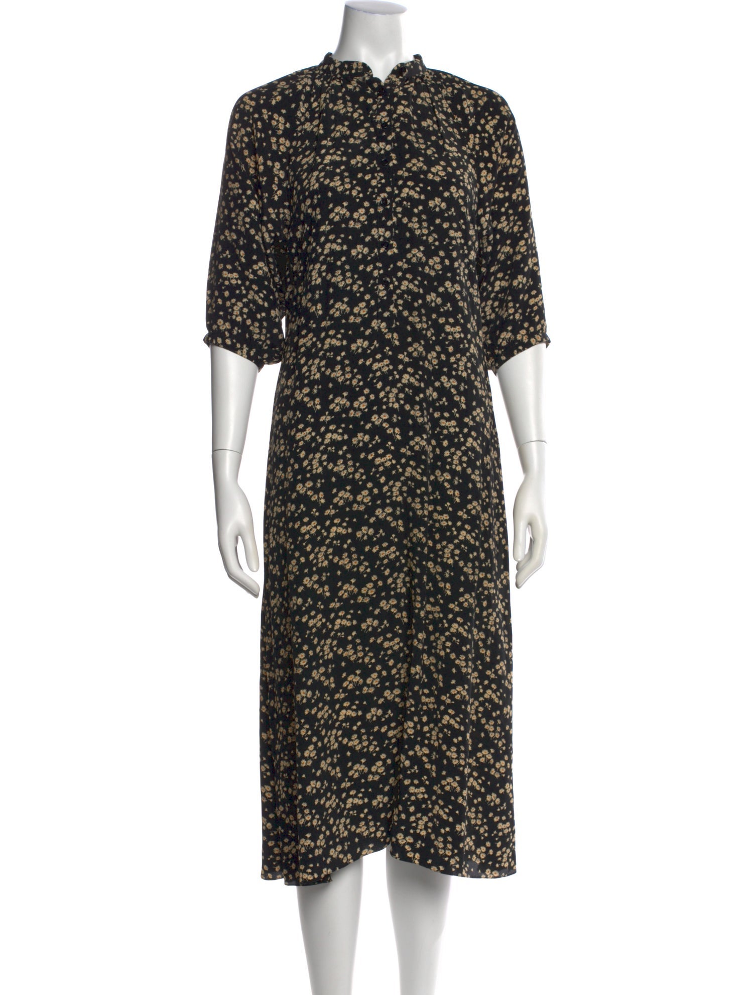 Celine Floral Print Long Dress