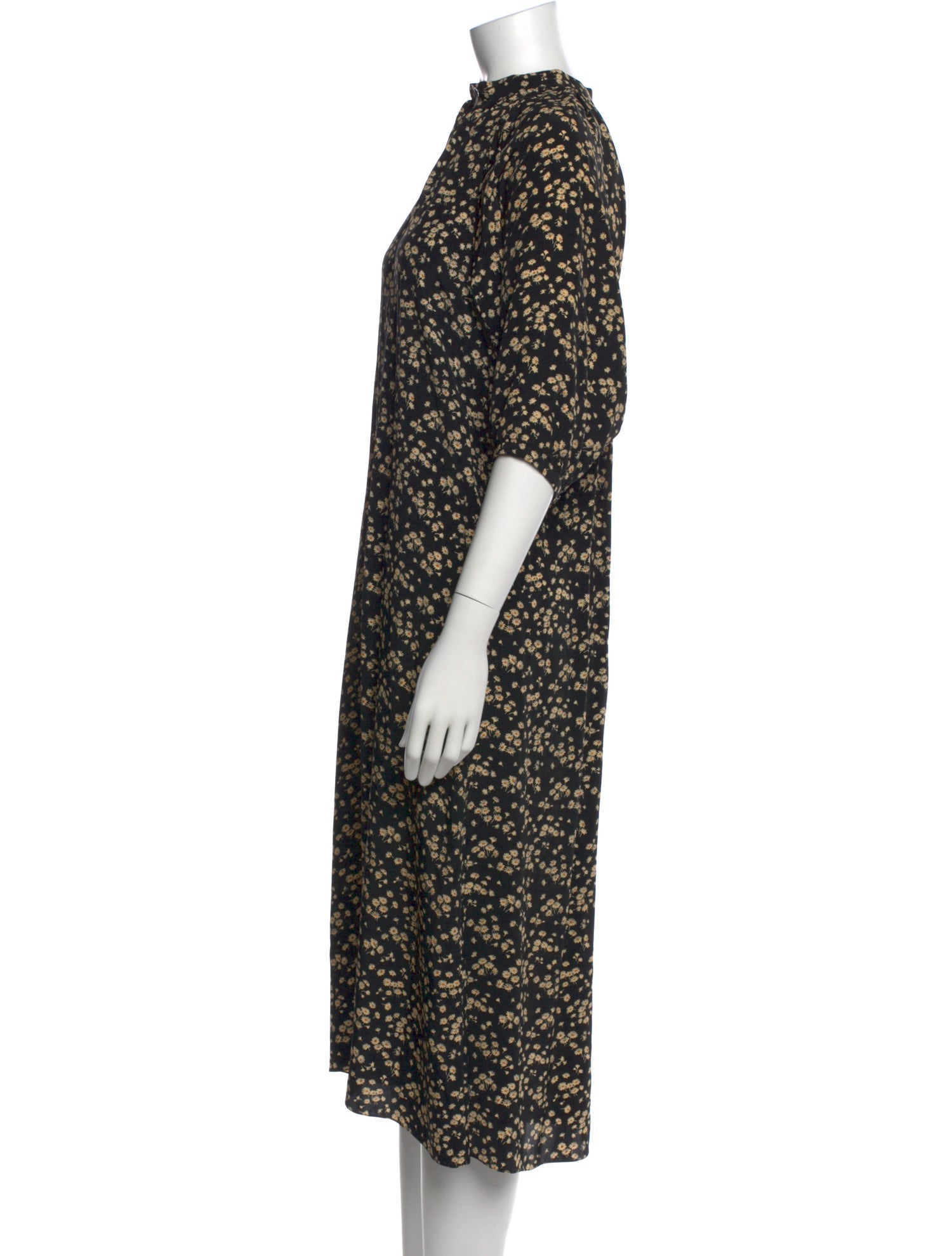 Celine Floral Print Long Dress