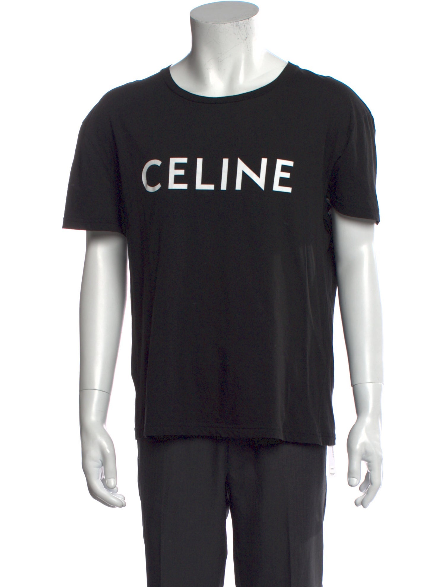 Celine Graphic Print Crew Neck T-Shirt