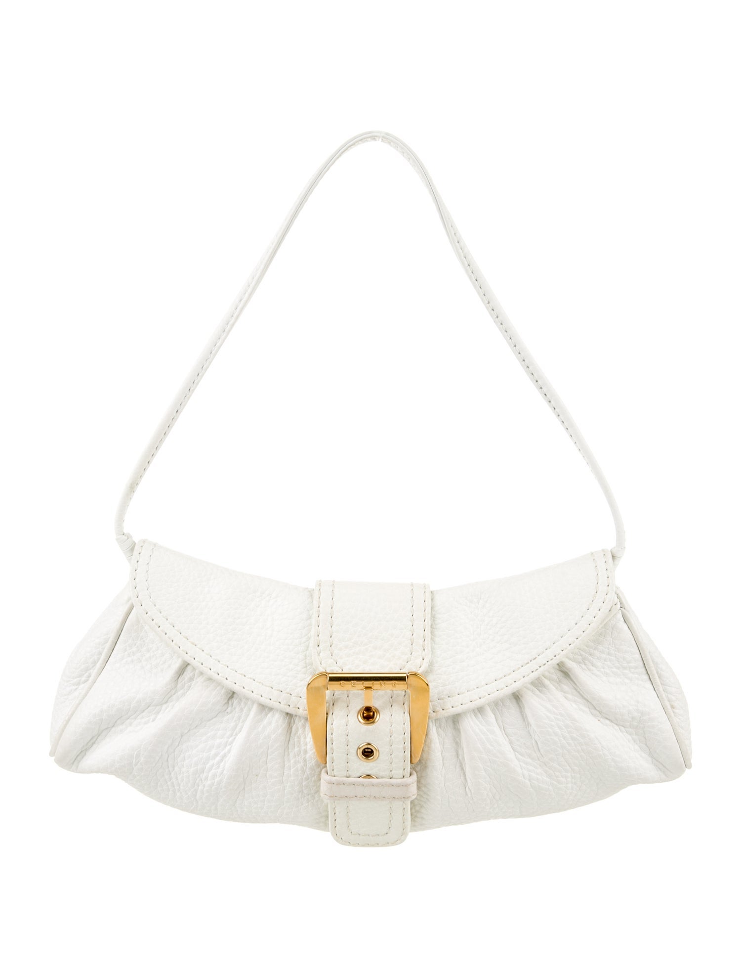 Celine Leather Shoulder Bag Vintage