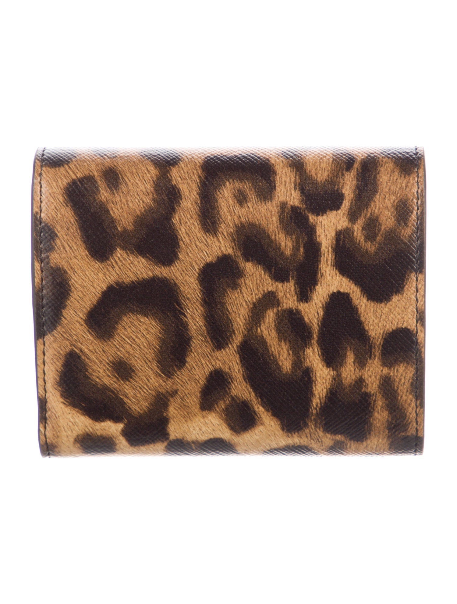 Celine 2024 Animal Print Compact Wallet