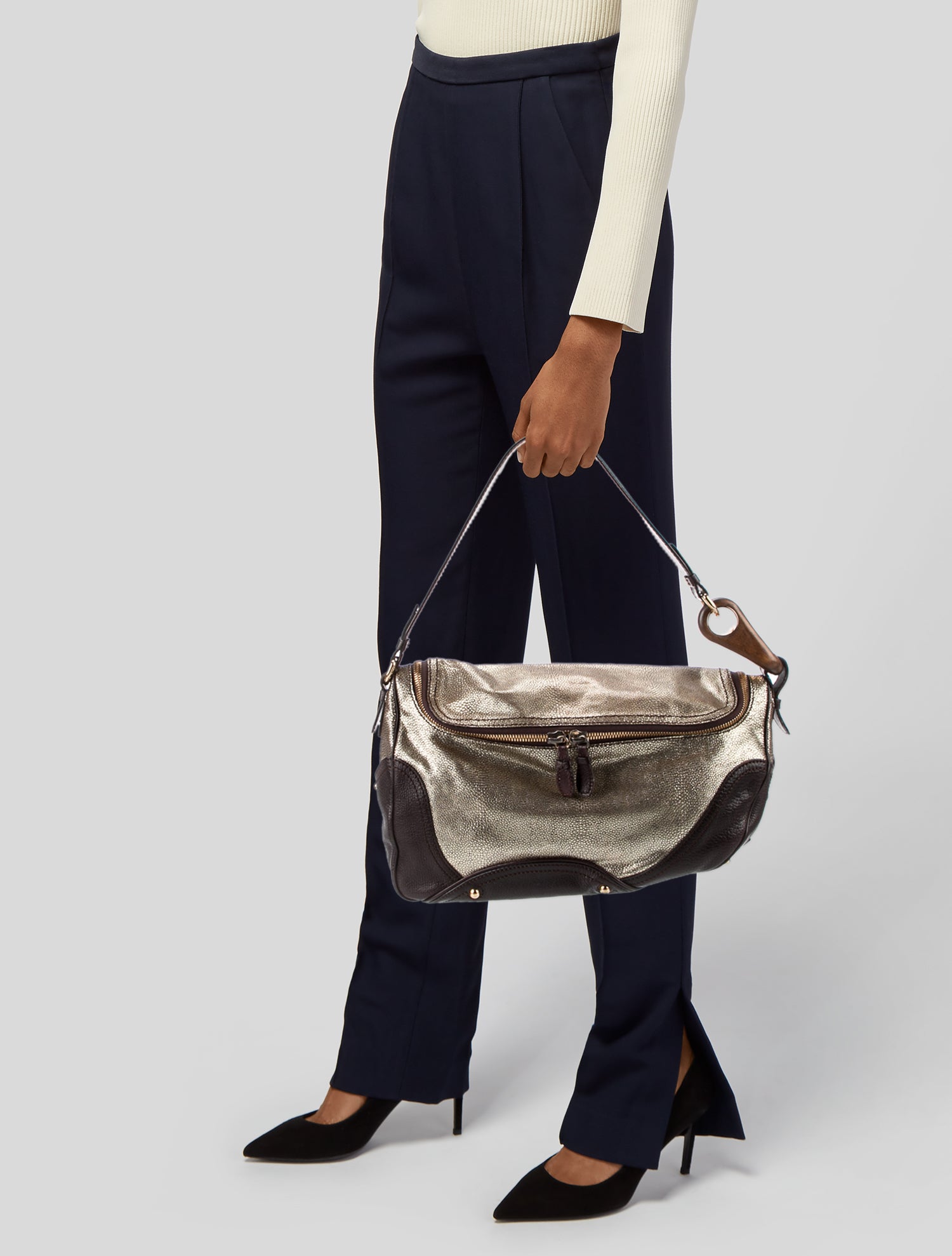 Celine Triomphe Shoulder Bag Vintage