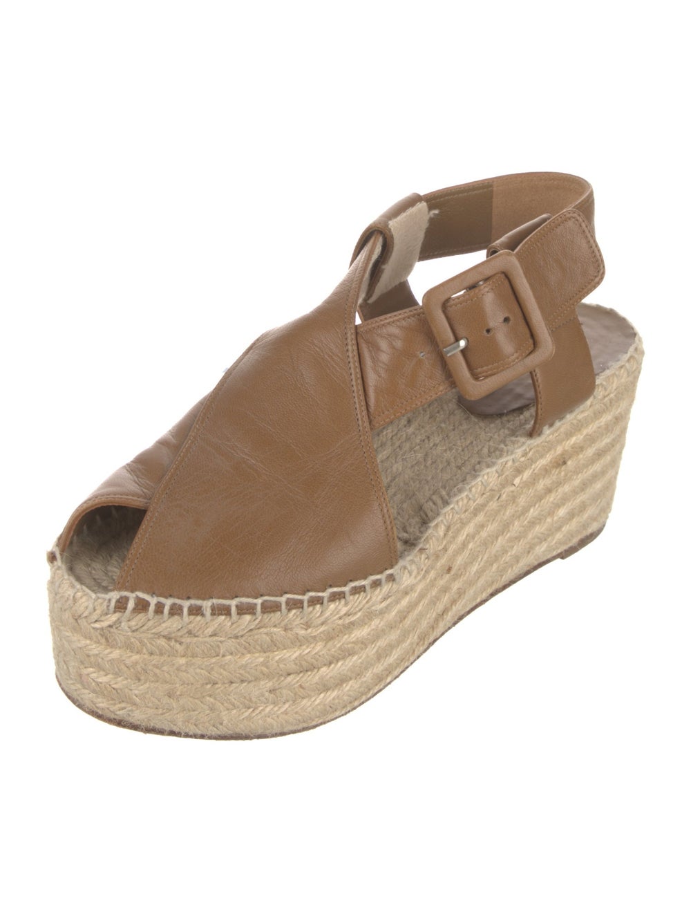 Celine Leather Colorblock Pattern Espadrilles - image 2