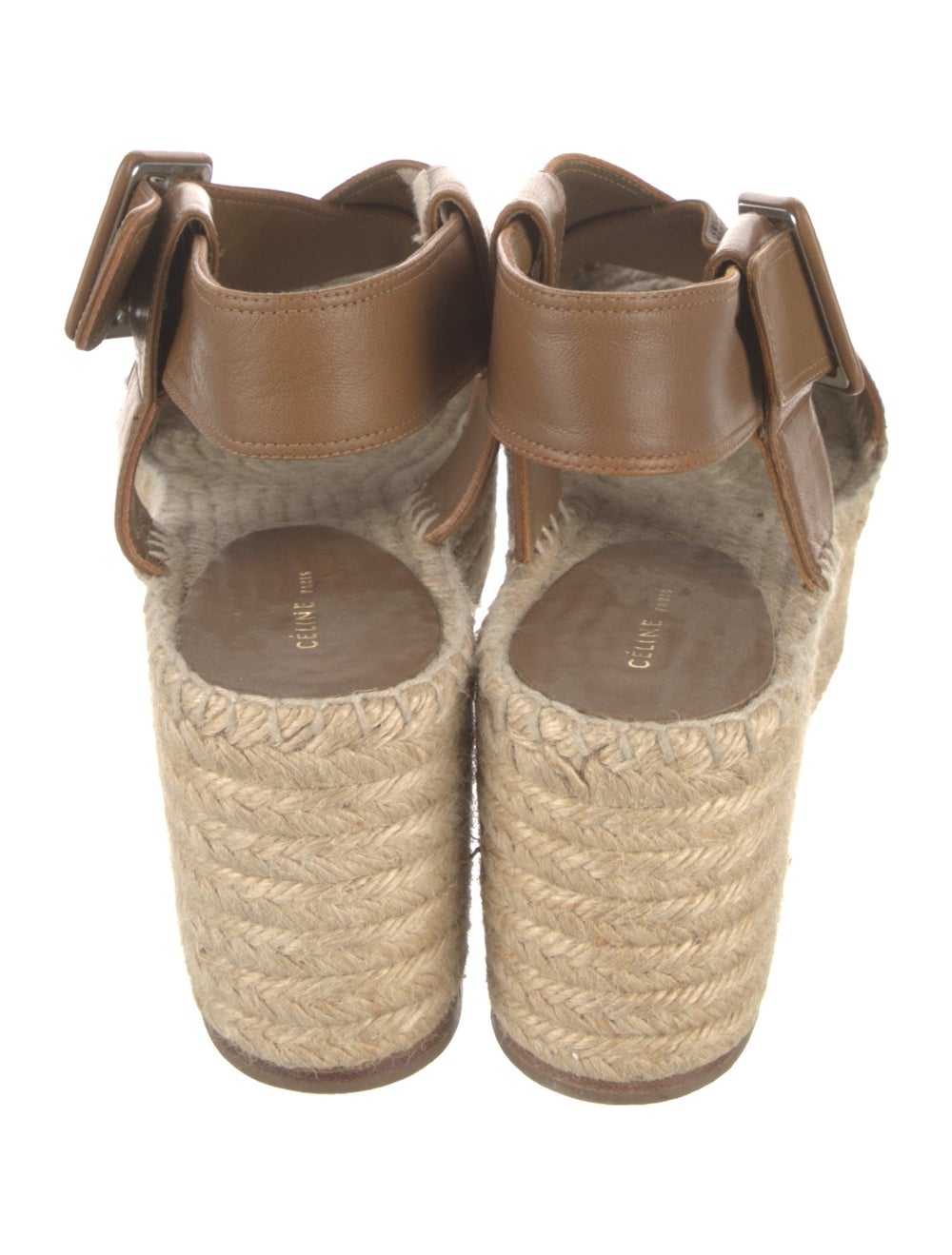 Celine Leather Colorblock Pattern Espadrilles - image 4