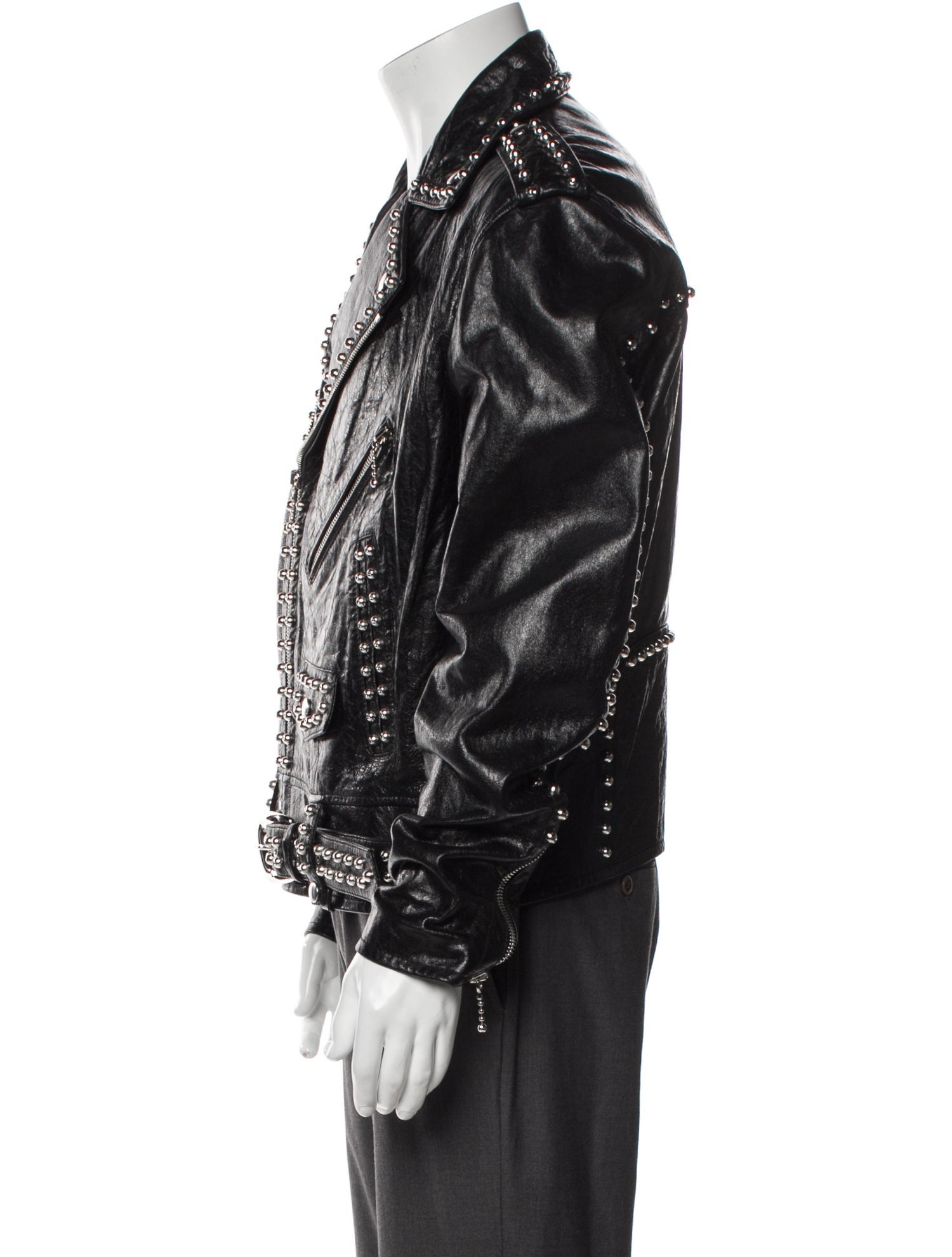 Celine 2024 Lambskin Moto Jacket