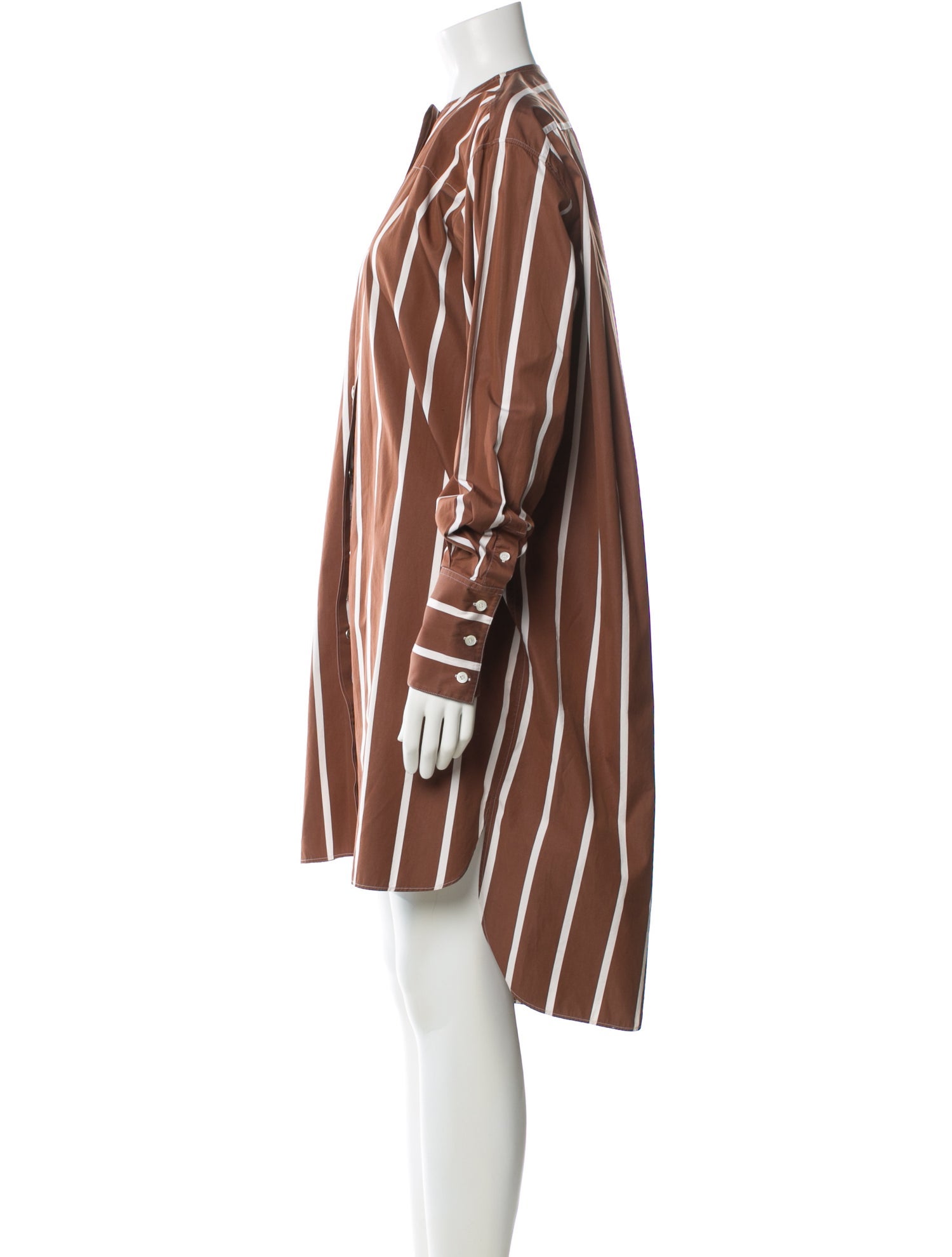 Celine Striped Midi Length Dress