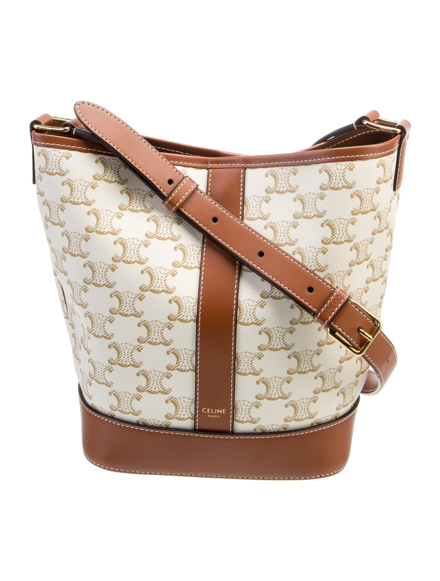 Celine Triomphe Bucket Bag Small